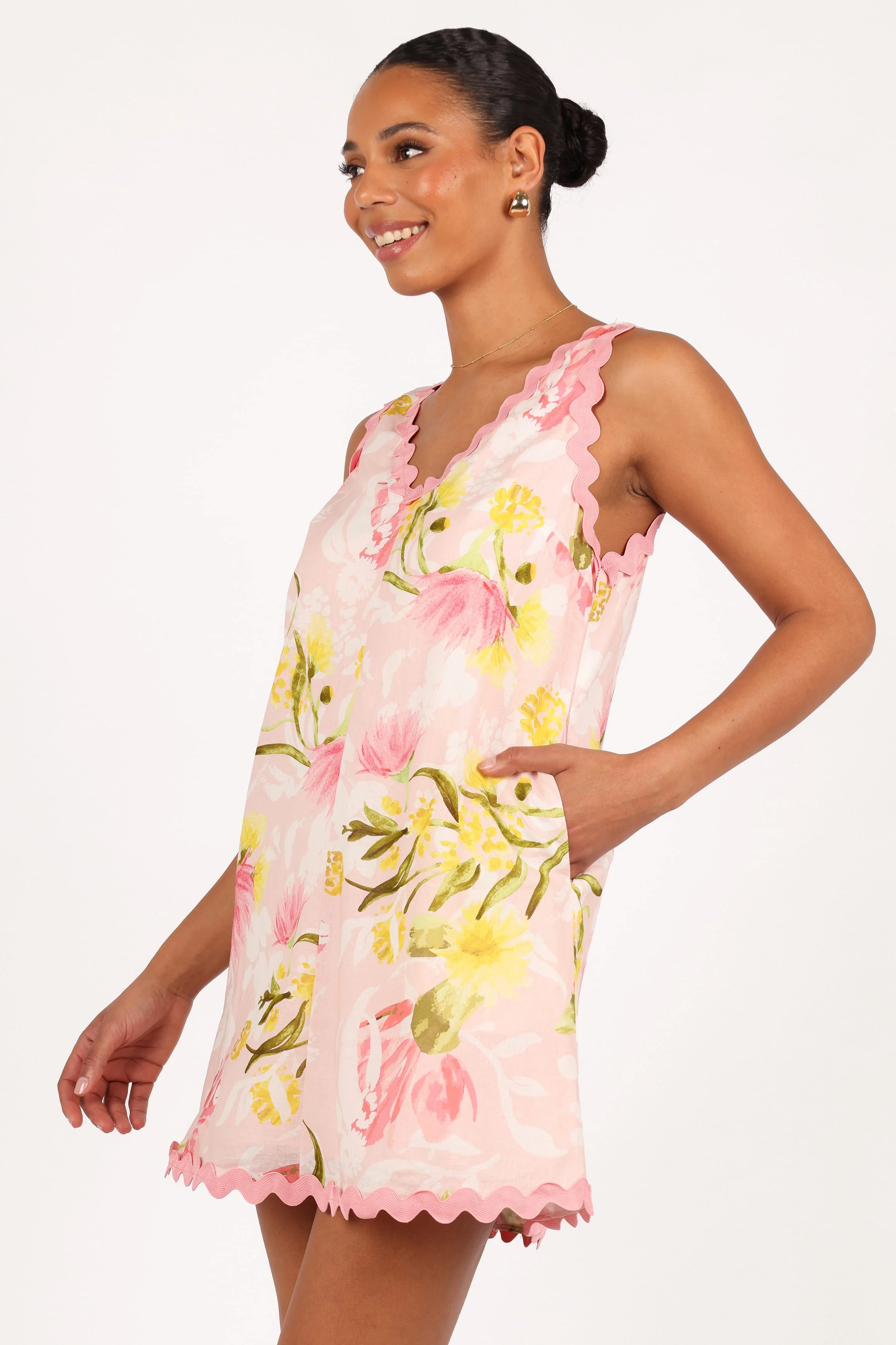 Calliope Mini Dress - Acacia Blossom - Image 5
