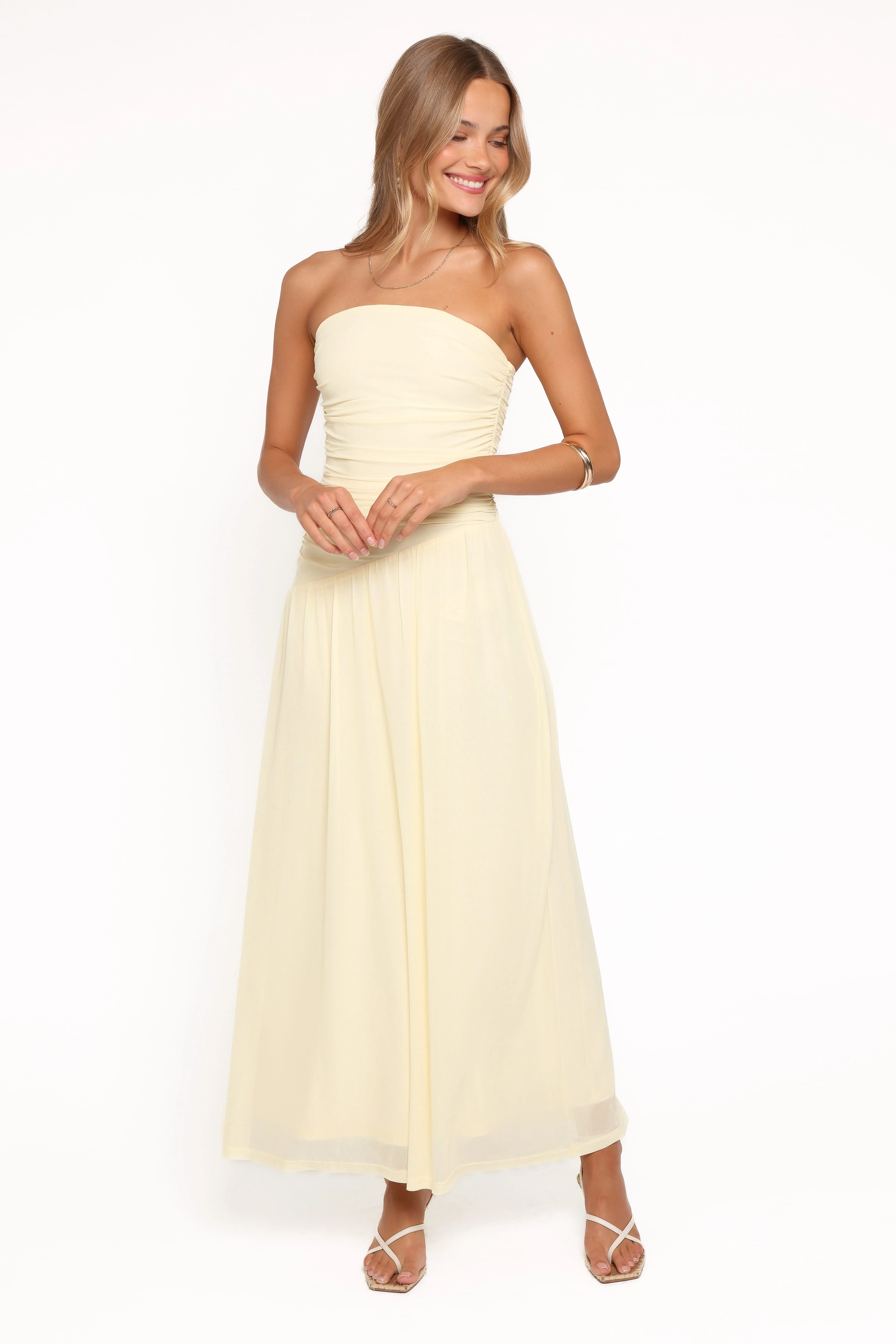 Calypso Maxi Dress - Butter Yellow - Image 6