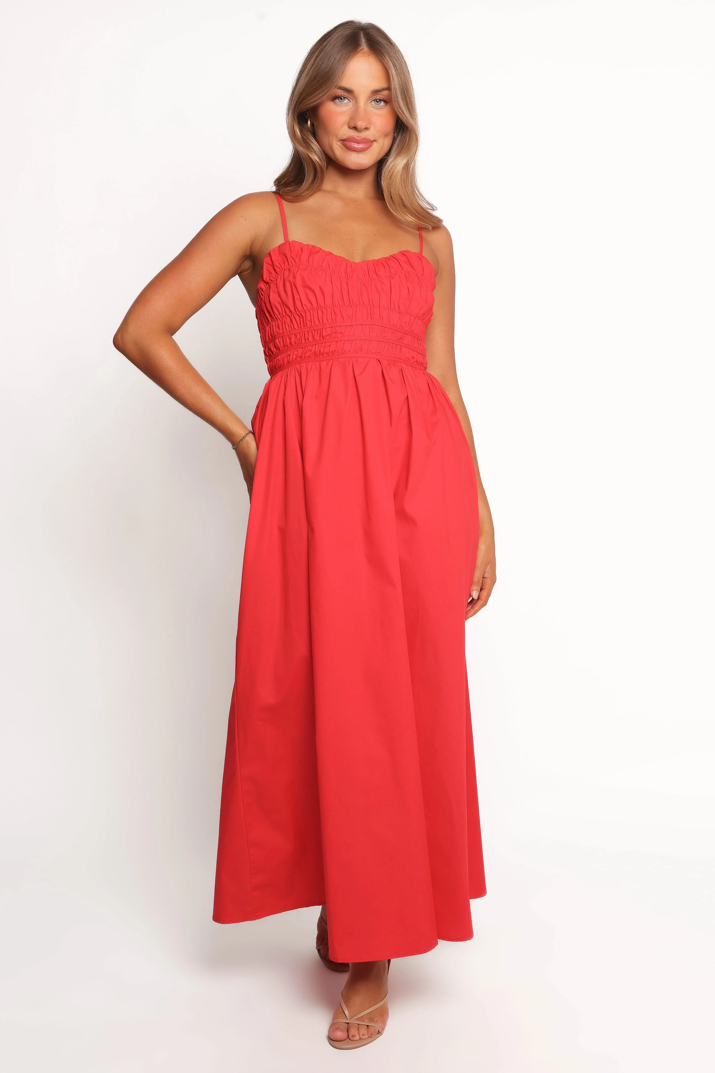 Camilla Maxi Dress - Red - Image 5