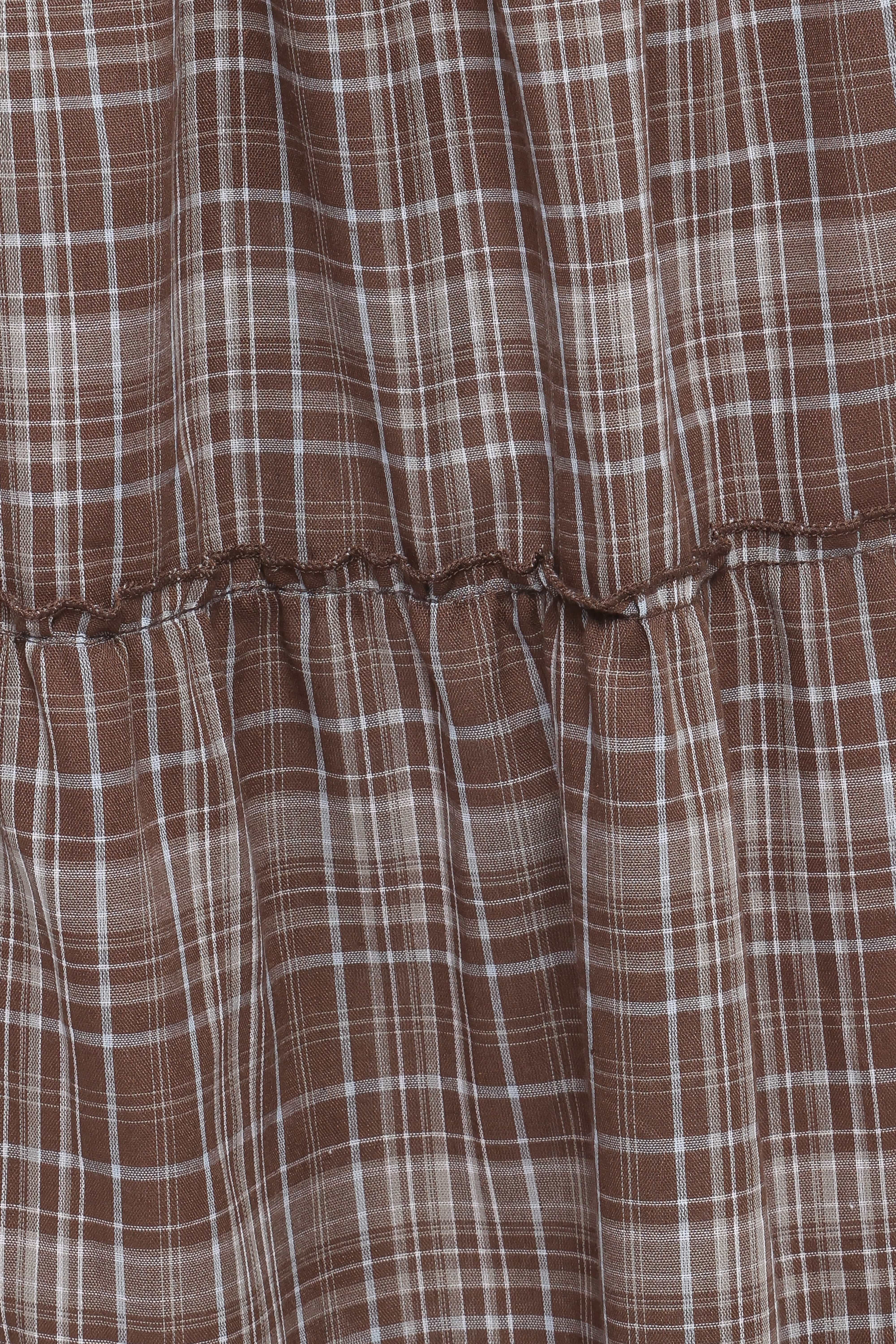 Campbell Tiered Maxi Skirt - Juno Check - Image 6