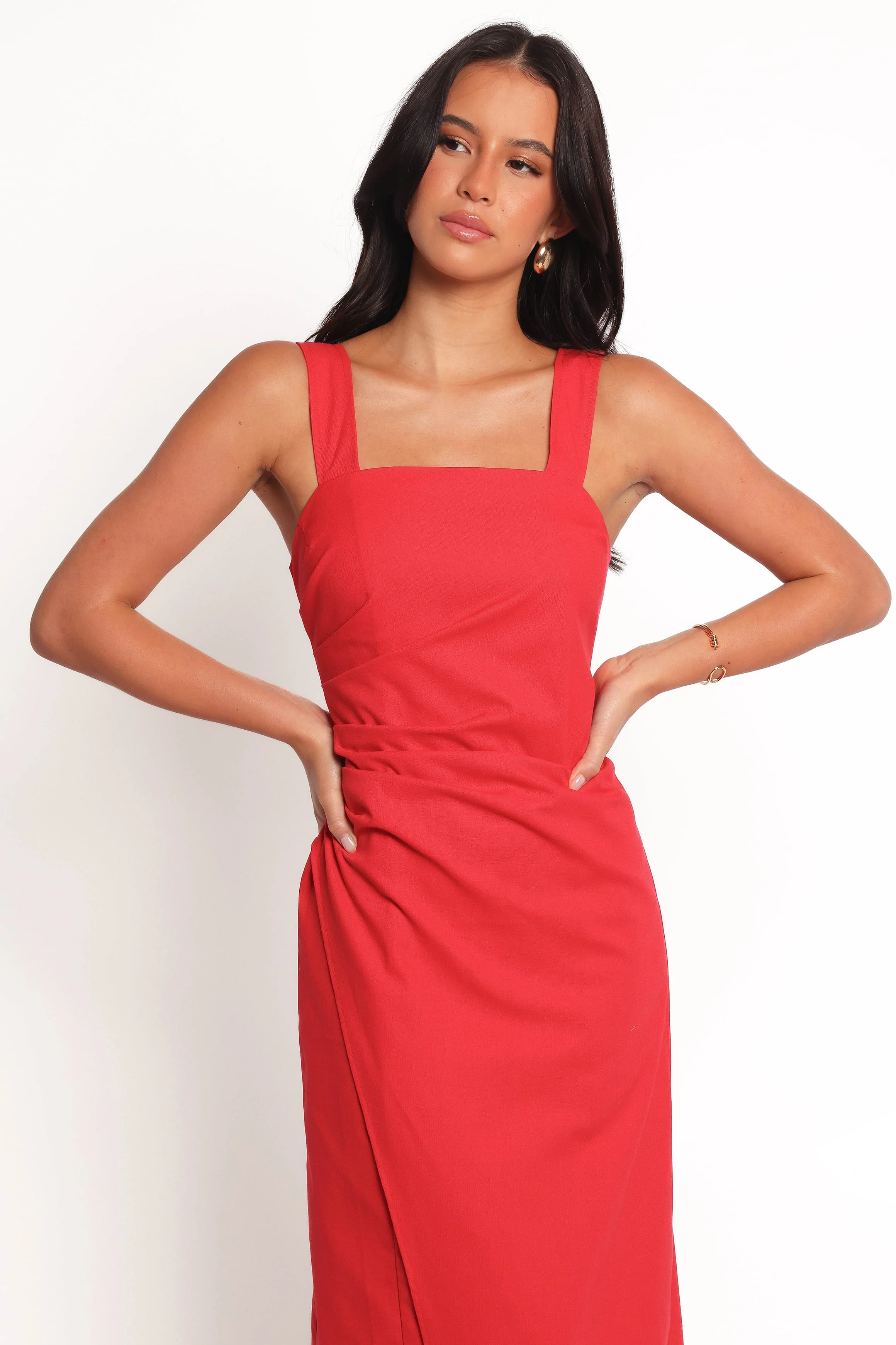 Caterina Maxi Dress - Red - Image 3