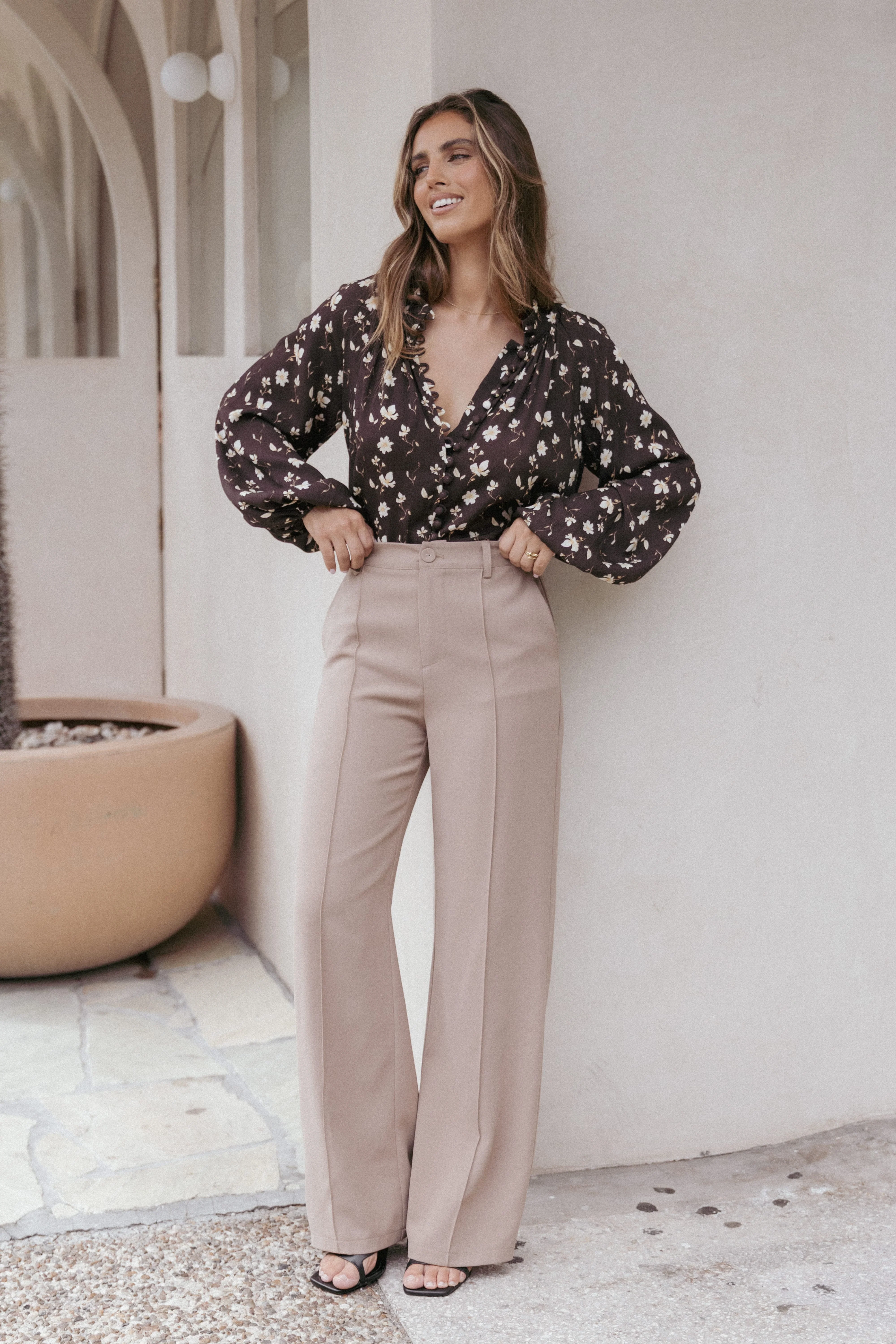 Celia Pants - Mocha - Image 7
