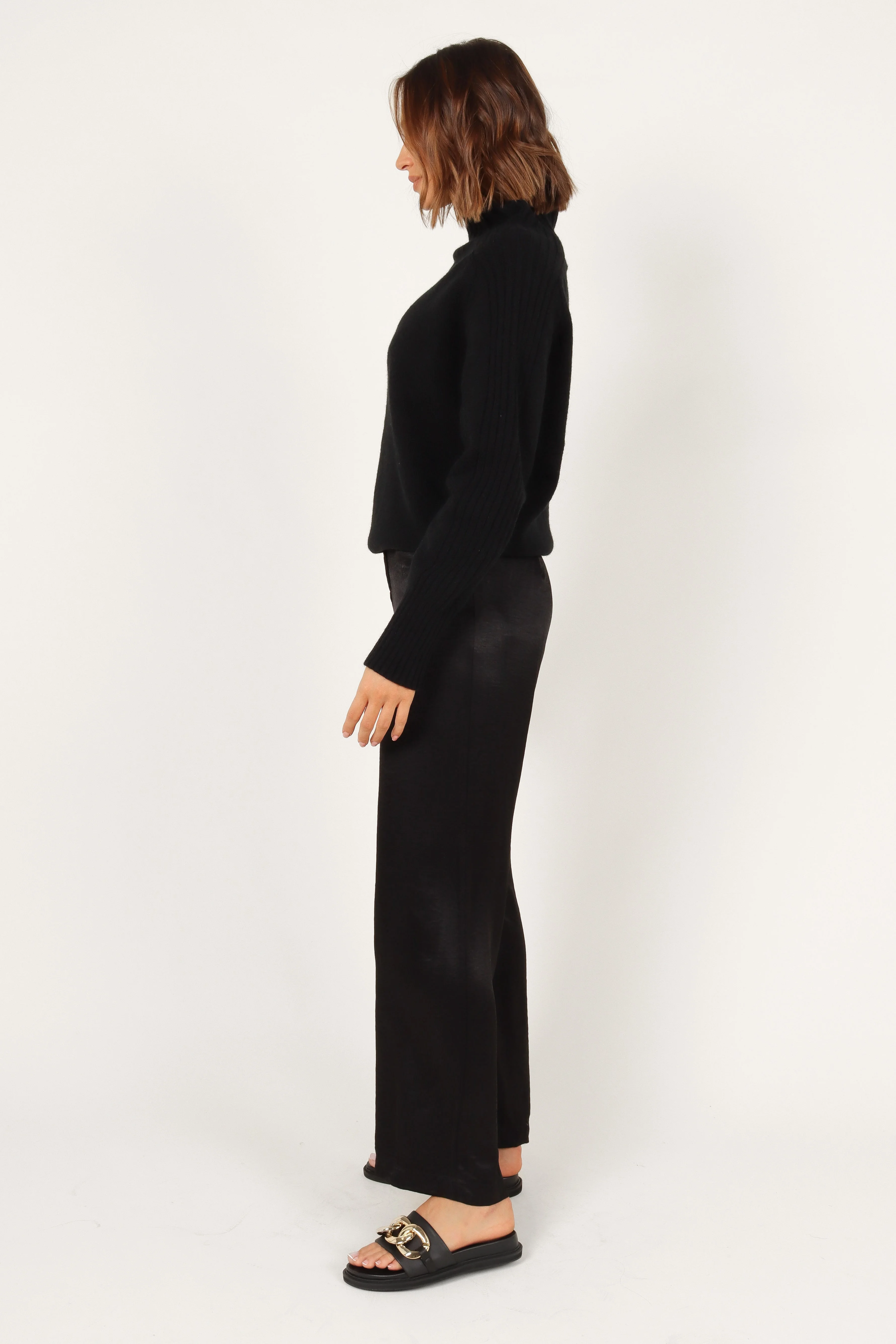 Cersi Knit Sweater - Black - Image 5