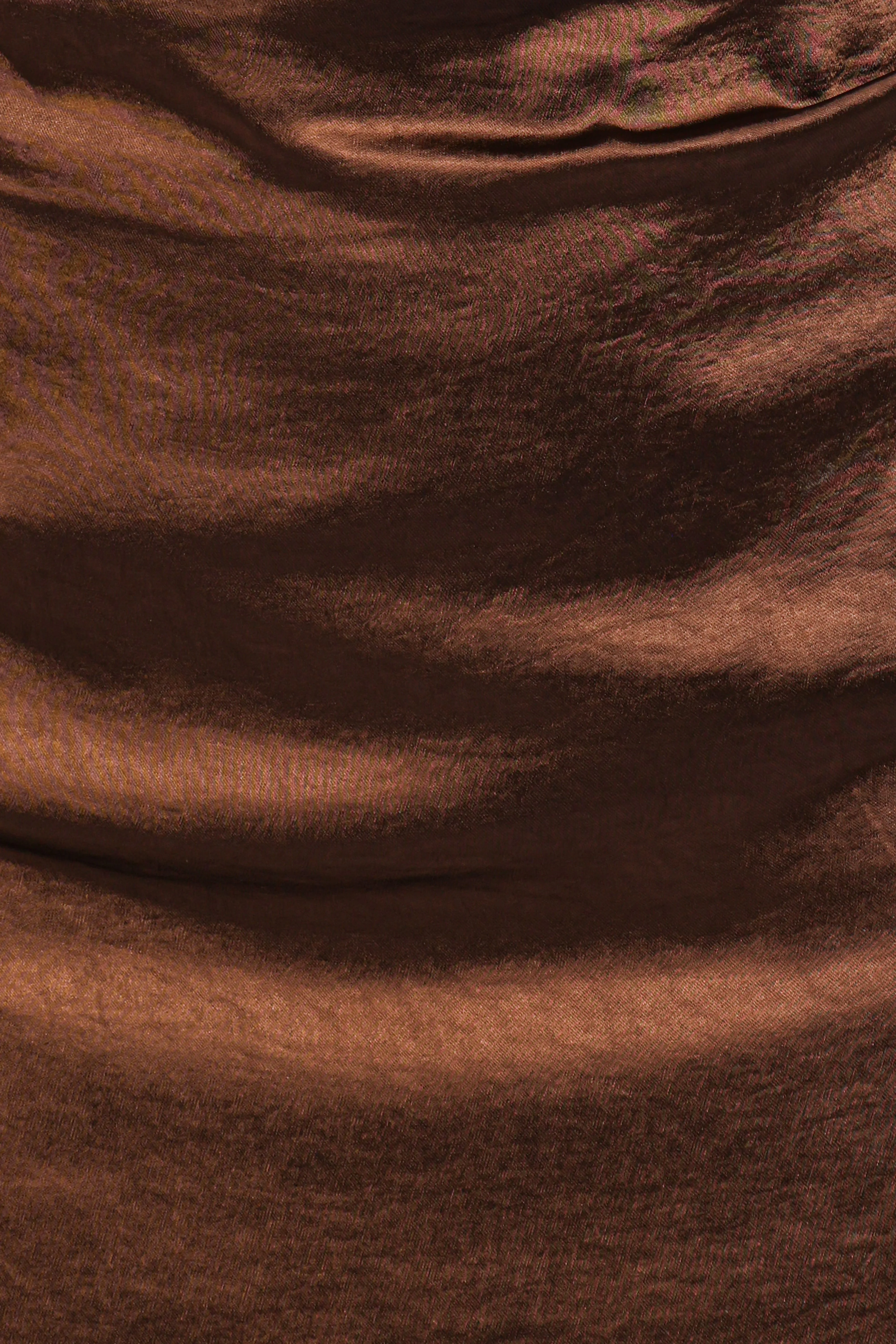 Chance Long Sleeve Mini Dress - Brown - Image 5