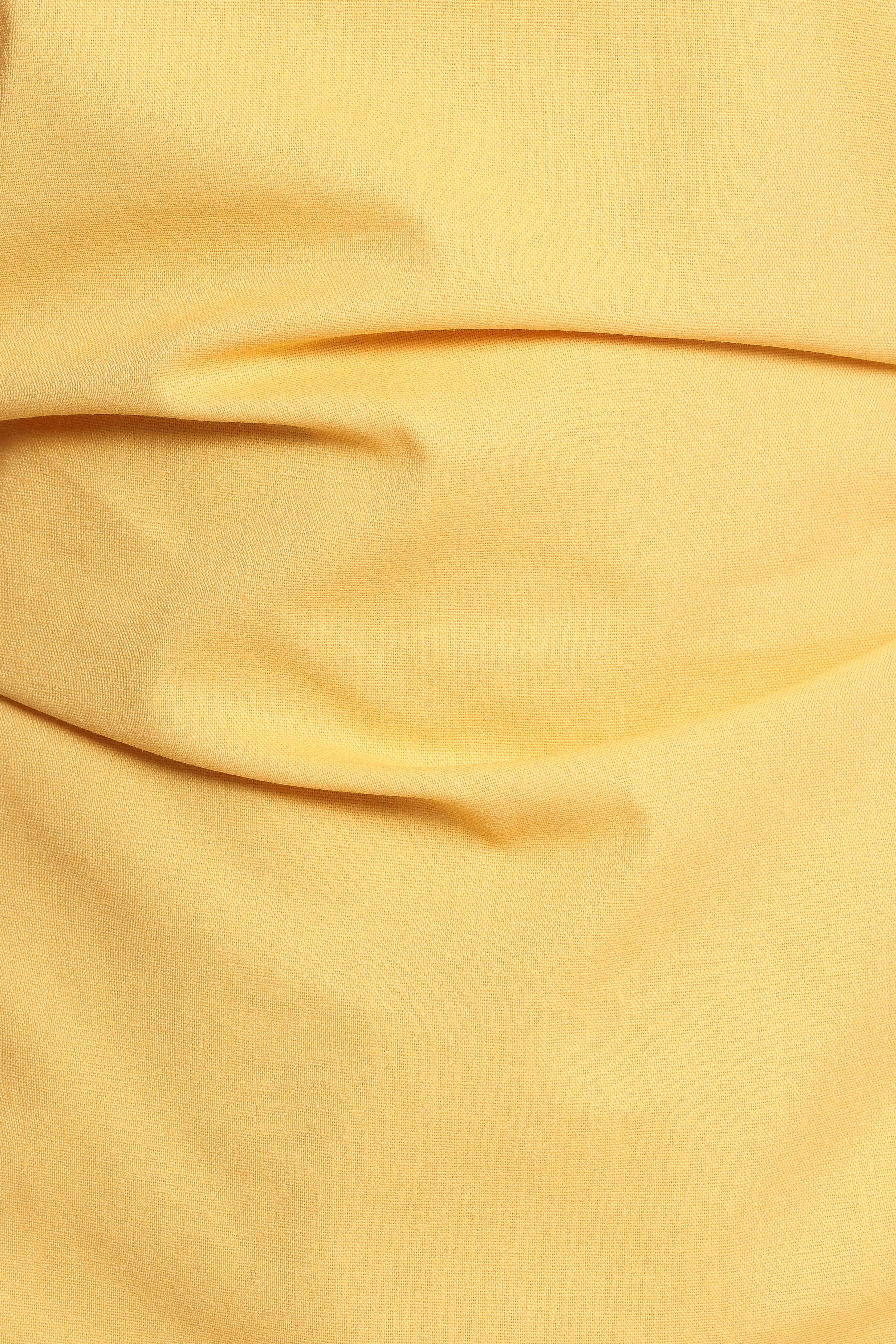 Cielo Mini Dress - Butter Yellow - Image 6