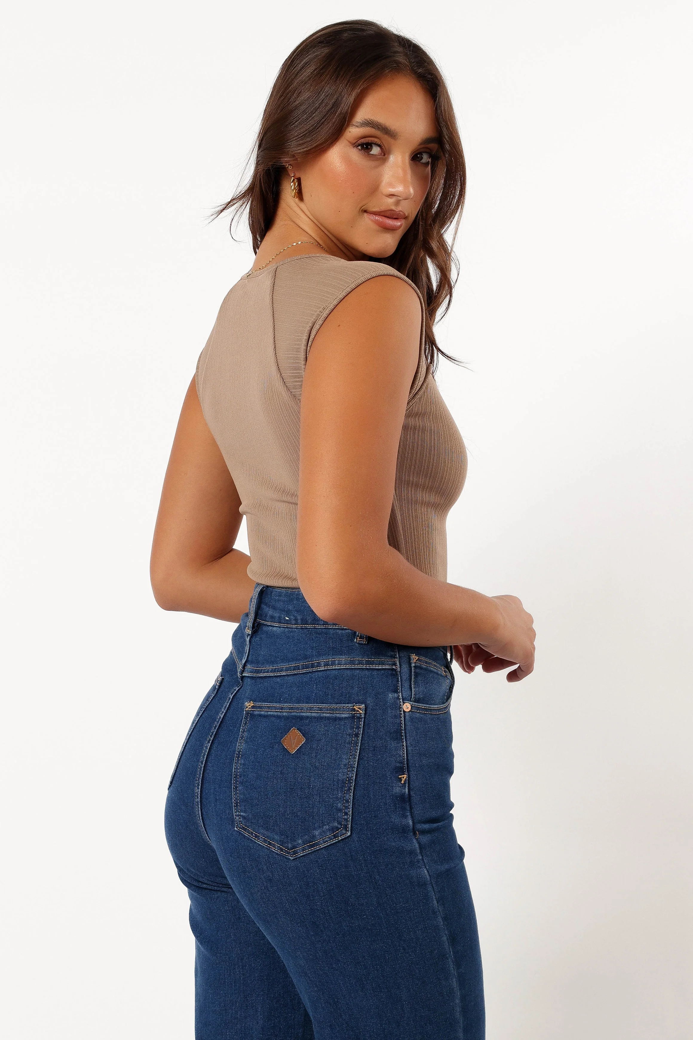 Clara Top - Beige - Image 3
