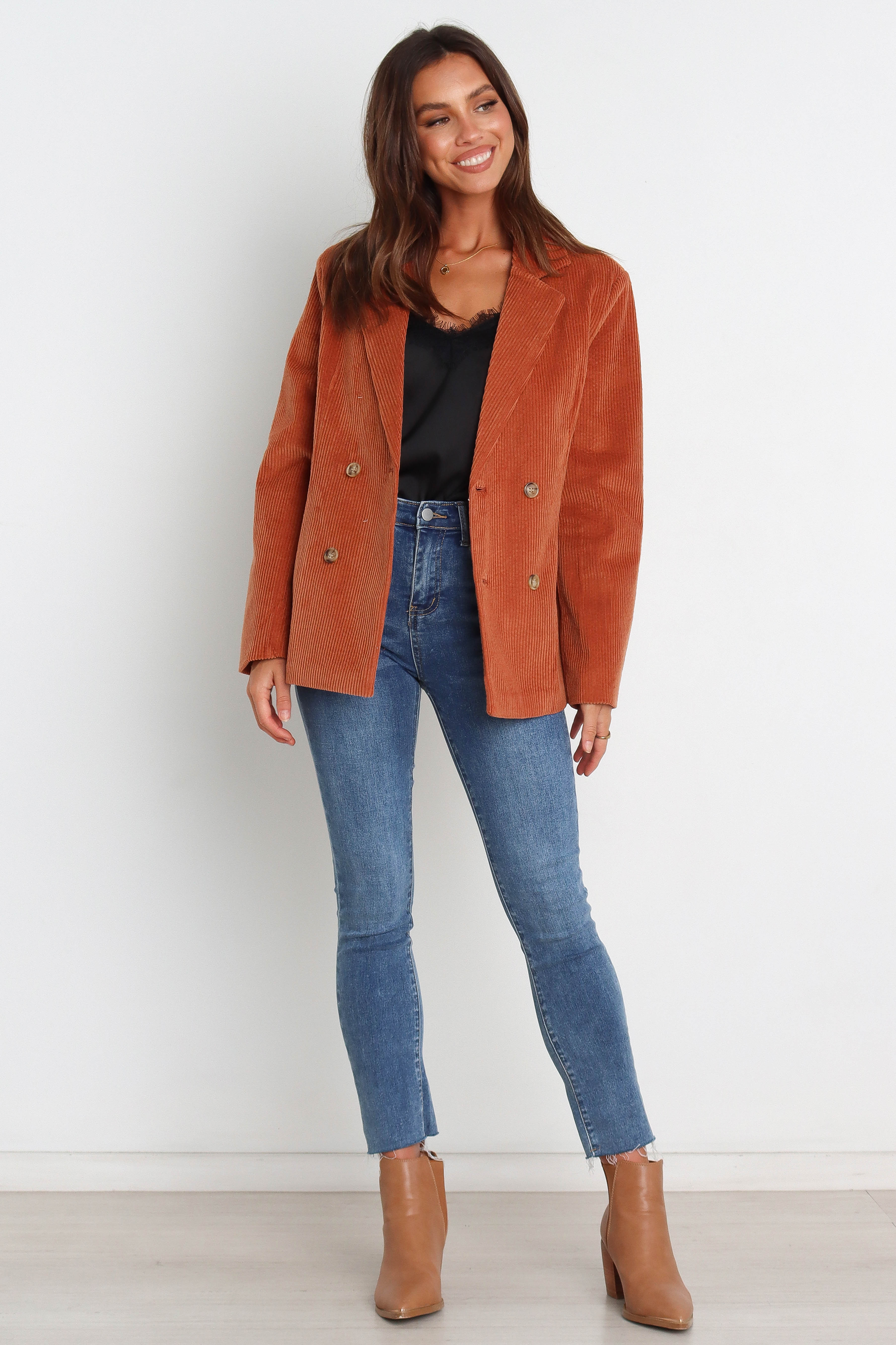 Claudia Blazer - Brown - Image 3
