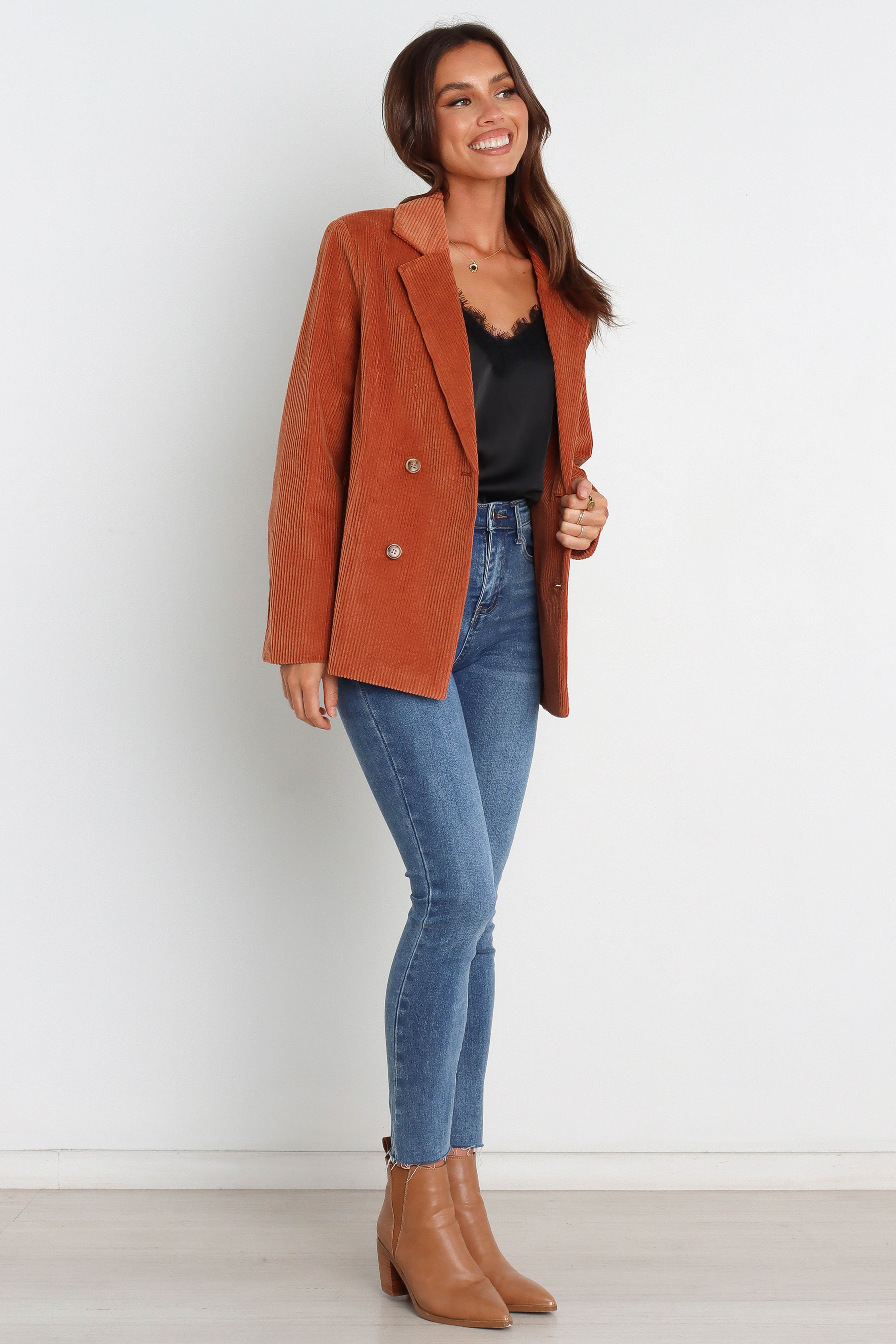 Claudia Blazer - Brown - Image 7
