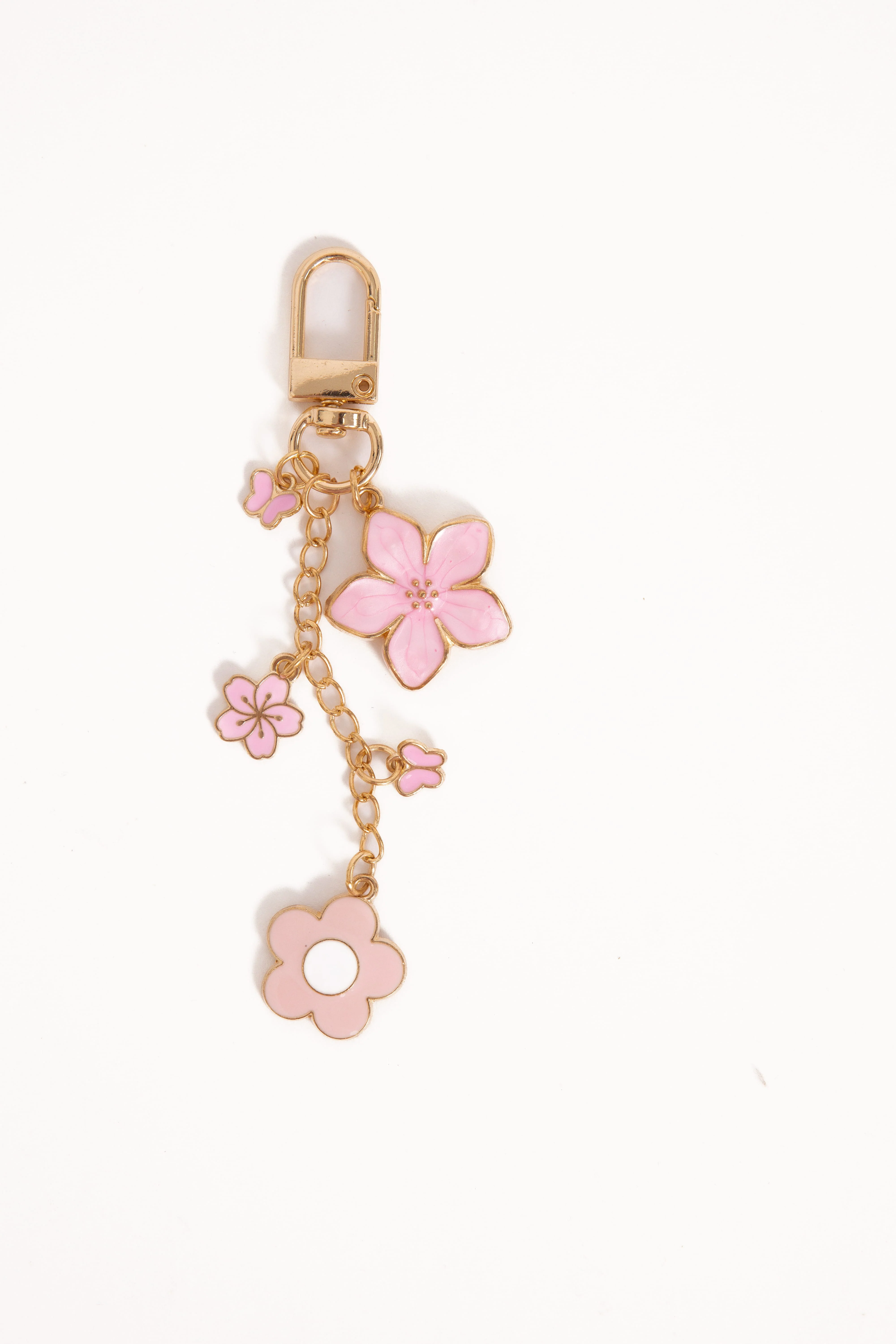 Claudia Flower Key Chain - Pink - Image 3