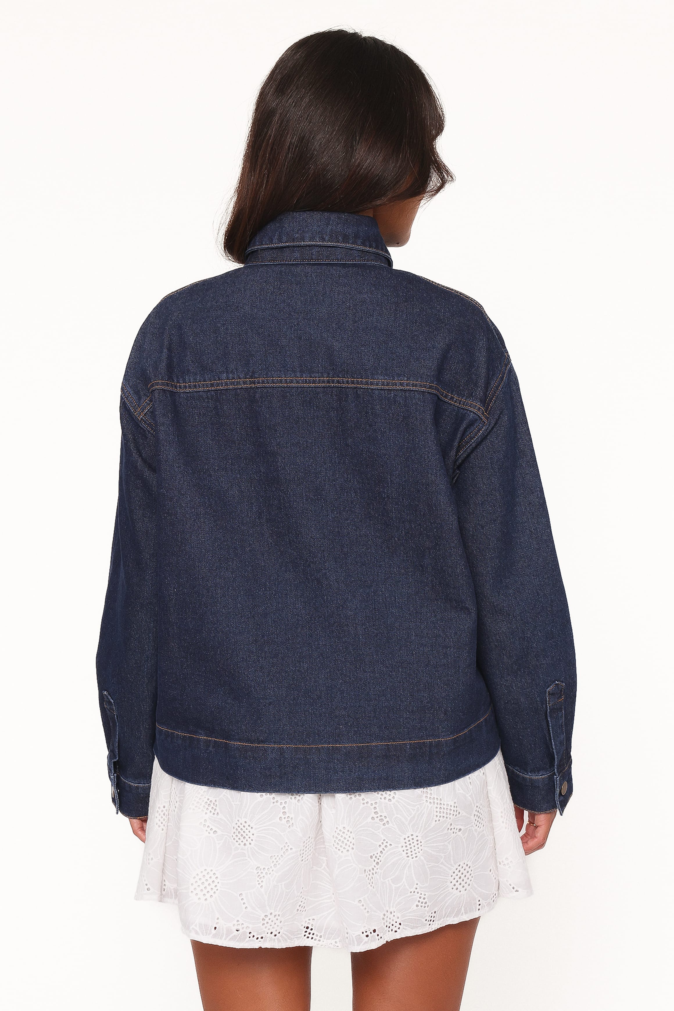 Cleo Denim Bow Jacket - Indigo - Image 5