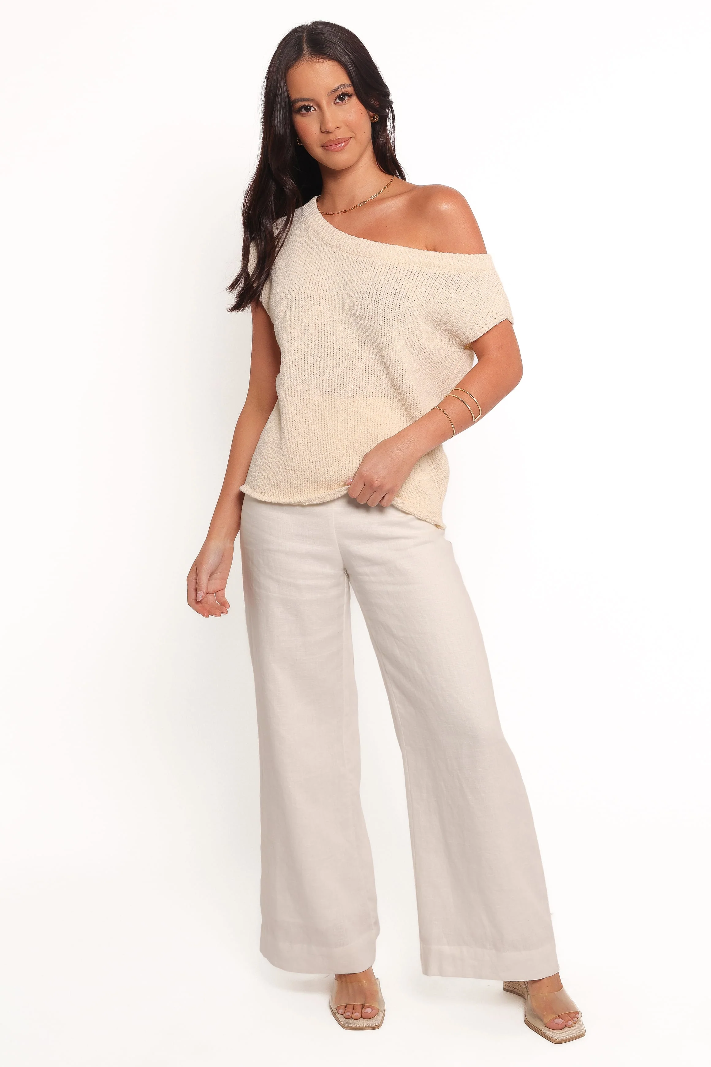 Coco Knit Top - Off White - Image 2