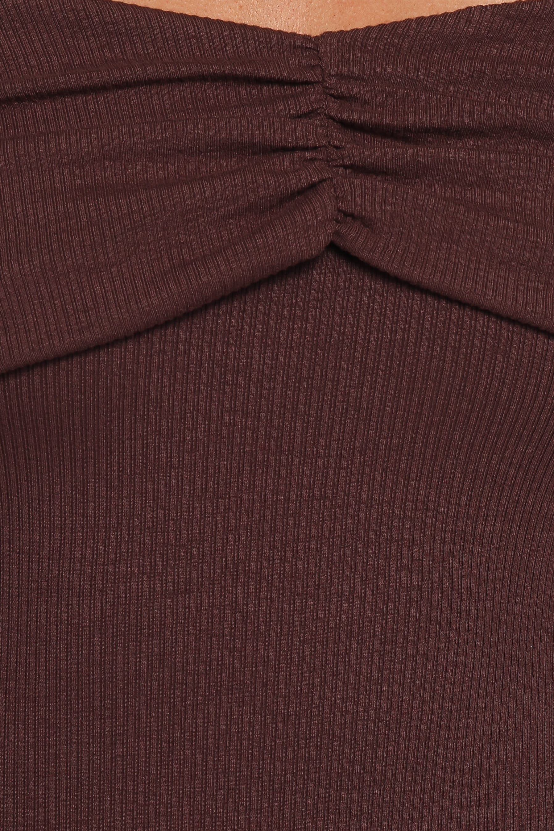 Danica Mini Dress - Chocolate Brown - Image 6