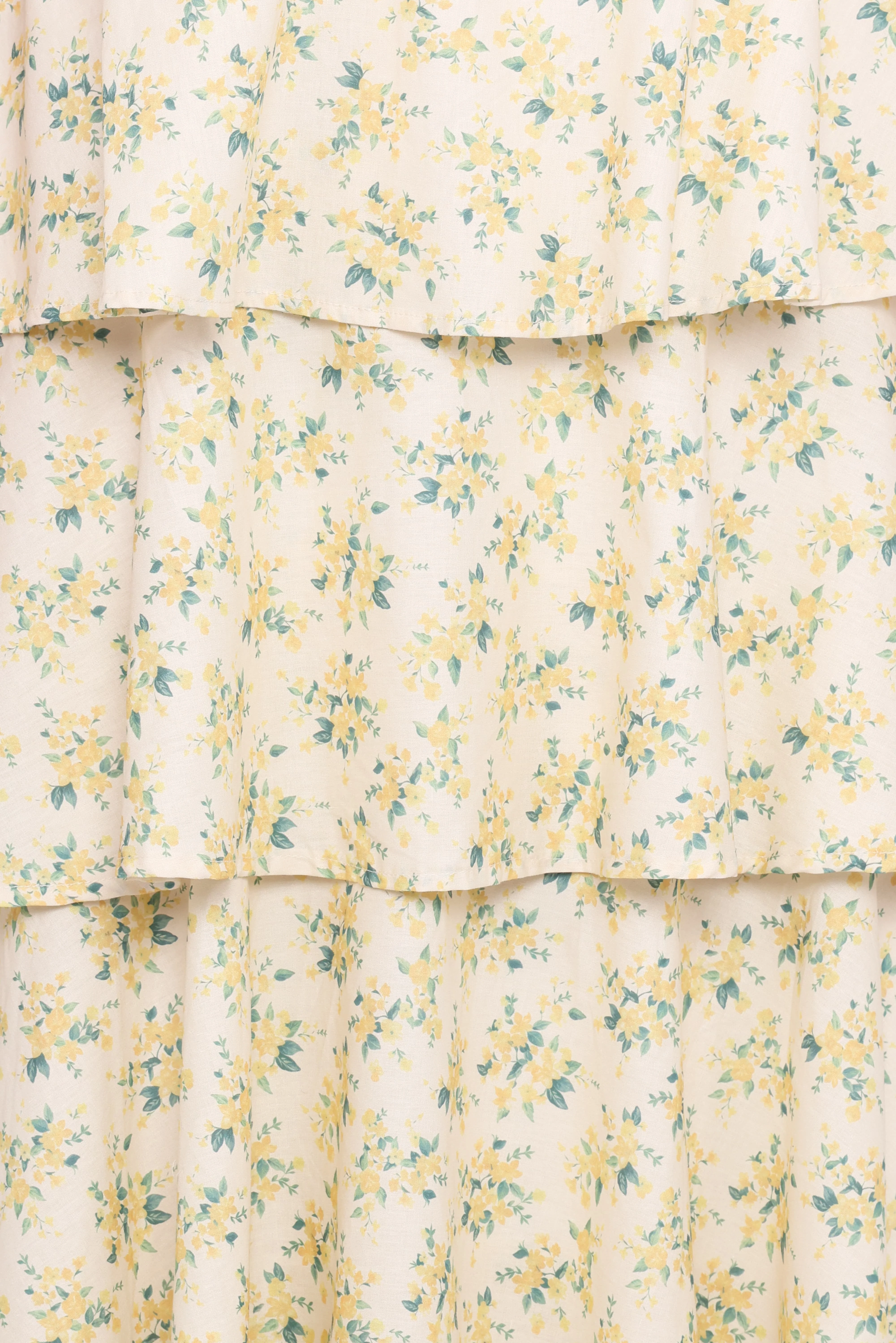 Darlia Halterneck Maxi Dress - Yellow Floral - Image 7