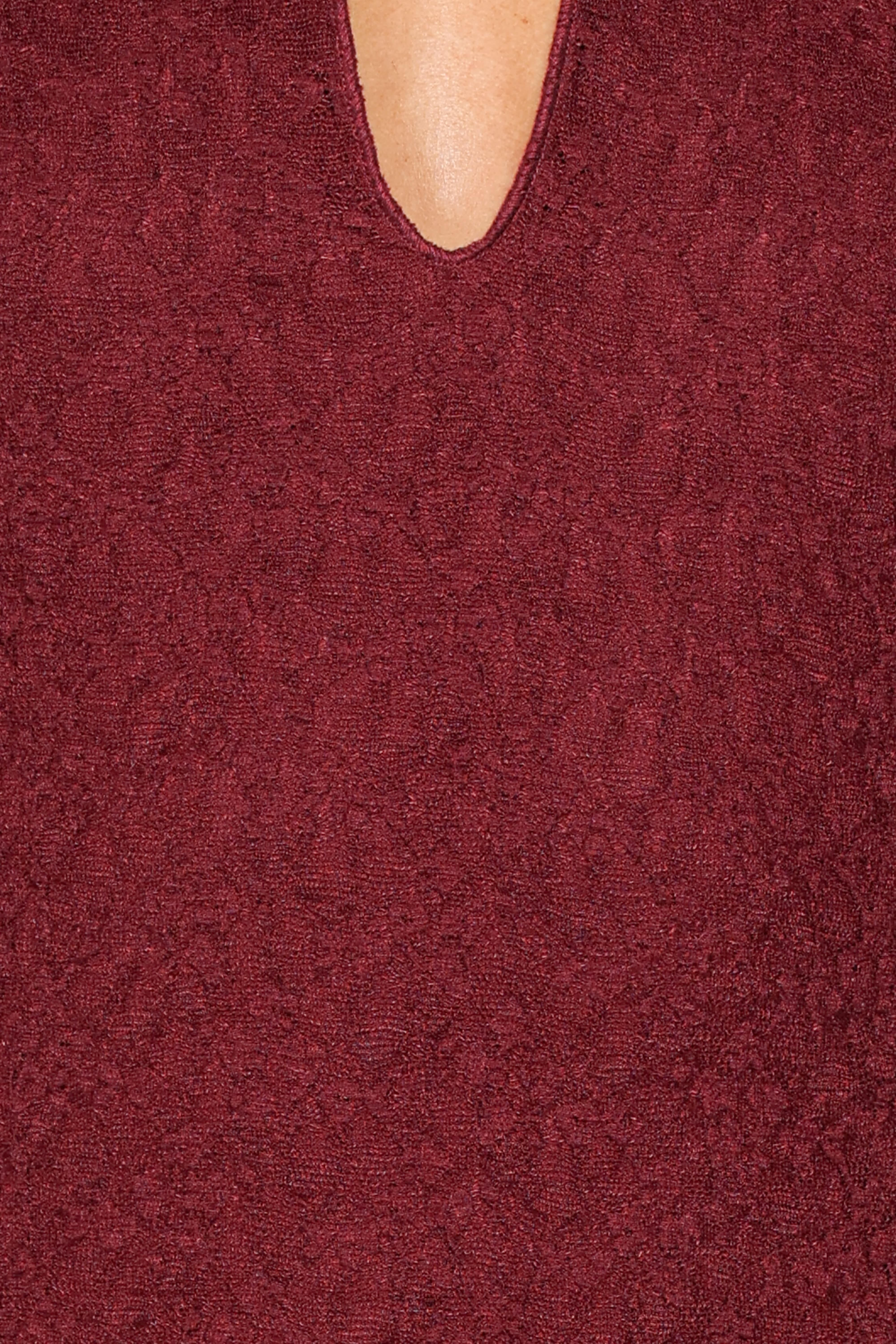 Darlita Lace Maxi Dress - Burgundy - Image 6