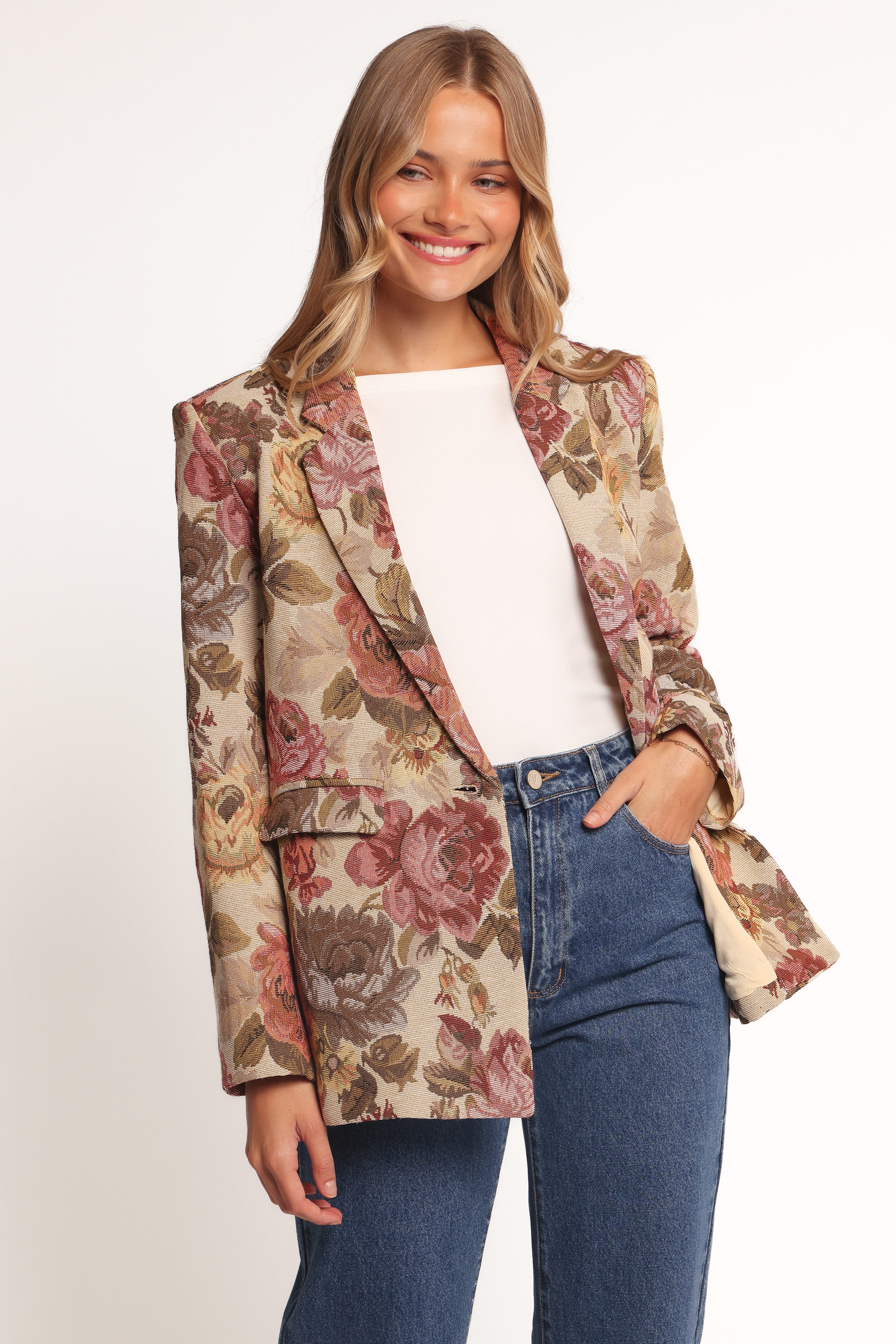 Dawn Oversized Blazer - Floral - Image 2