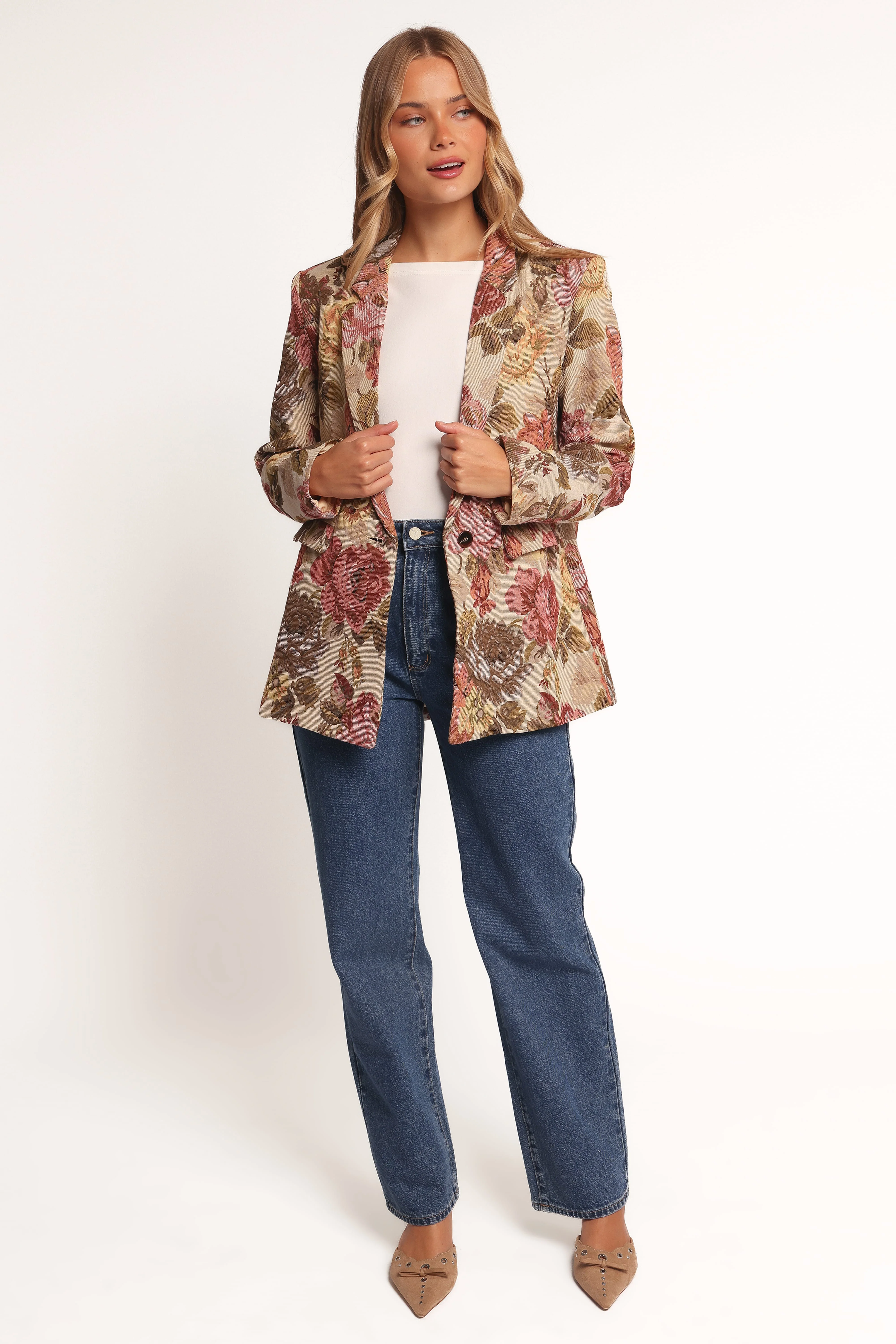 Dawn Oversized Blazer - Floral - Image 6