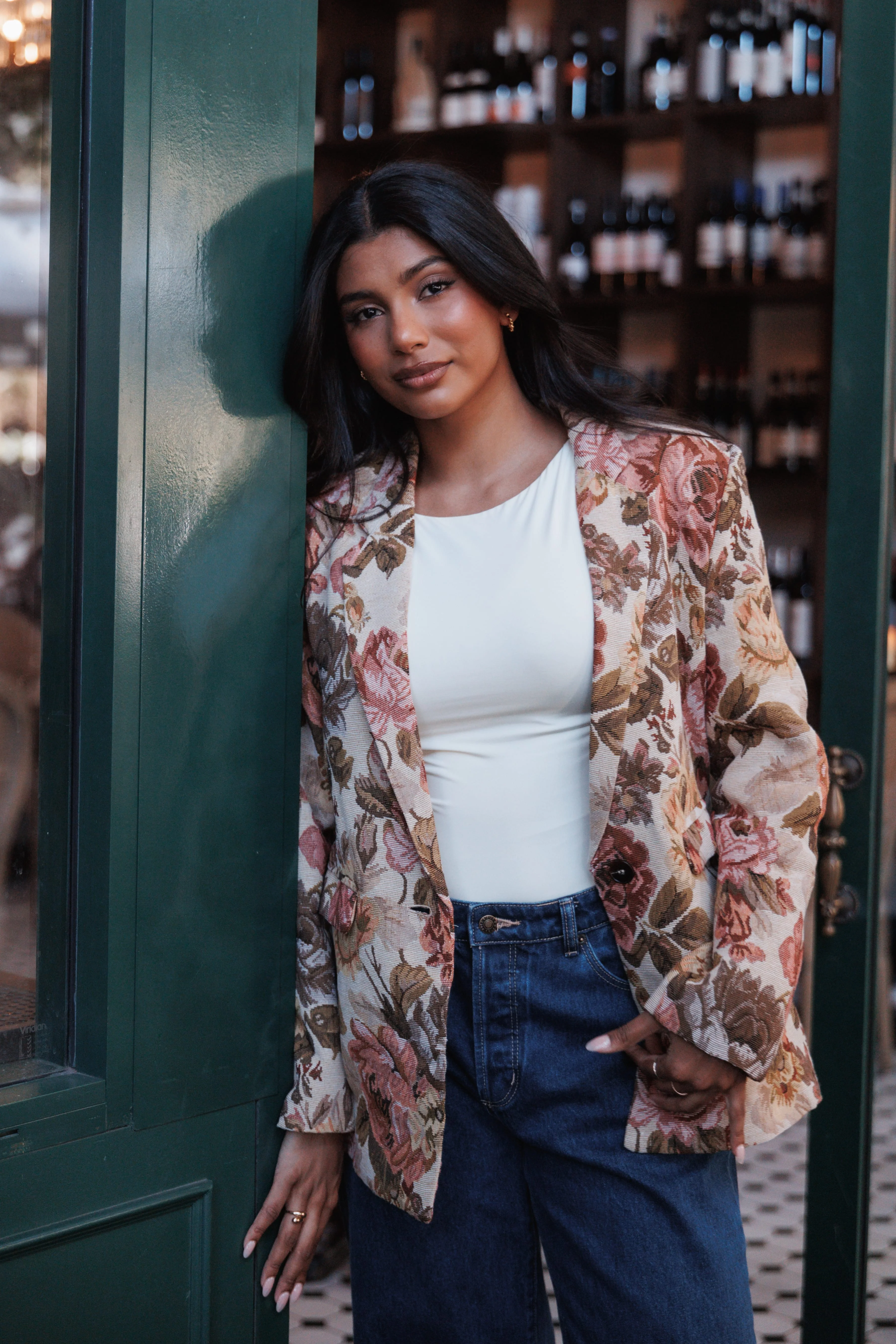 Dawn Oversized Blazer - Floral - Image 8
