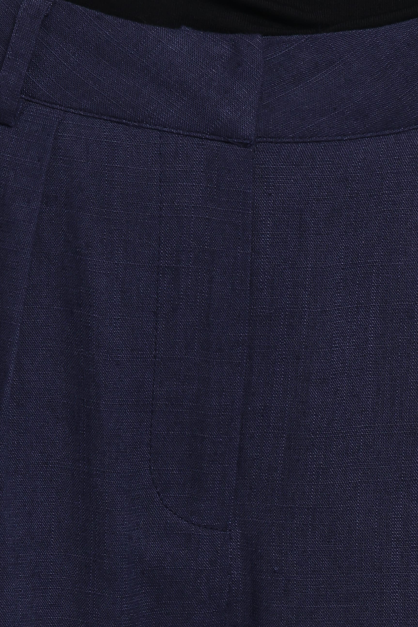 Dean Linen Pants - Navy - Image 5