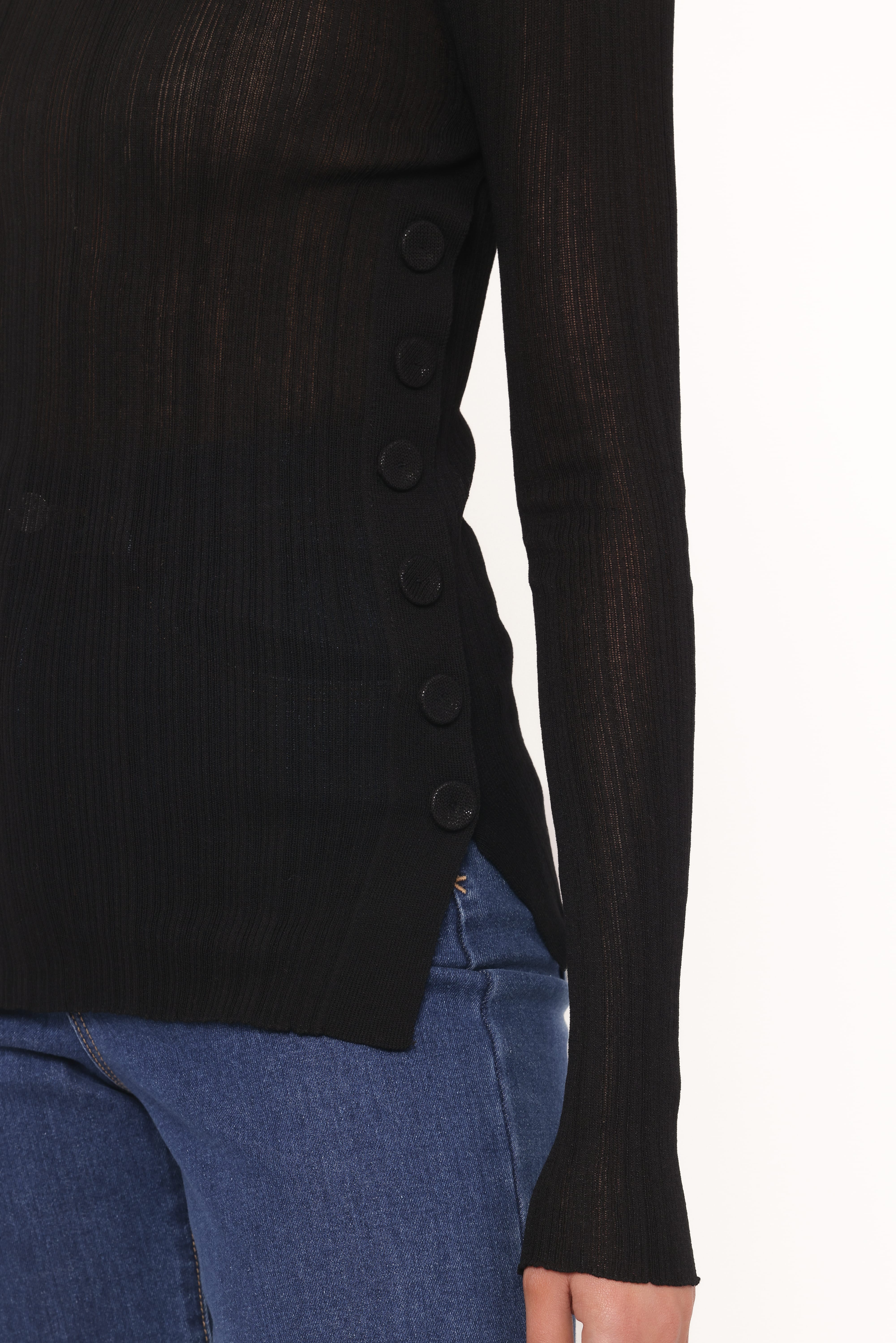 Delphine Top - Black - Image 2
