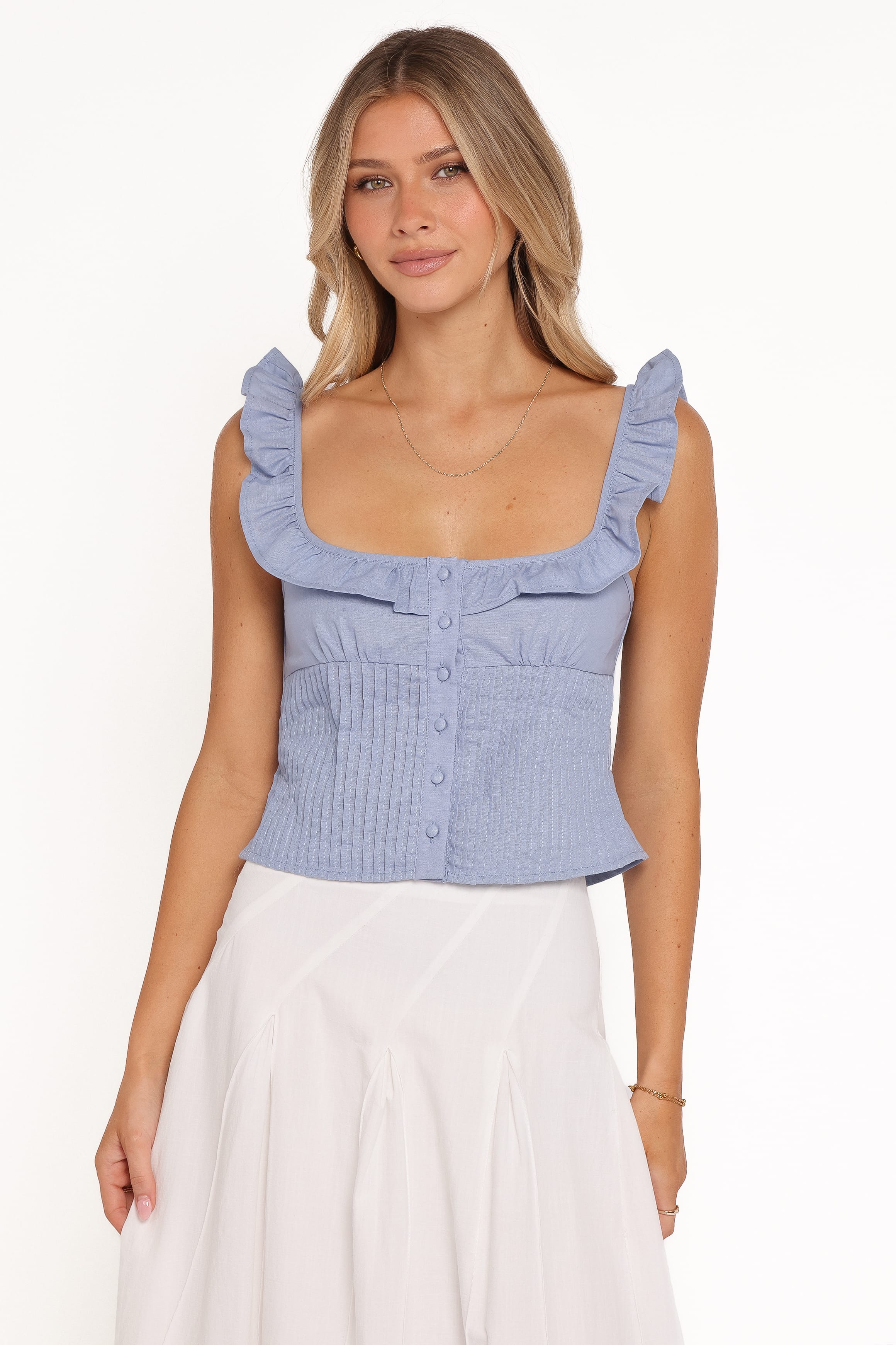 Dervla Top - Blue - Image 2