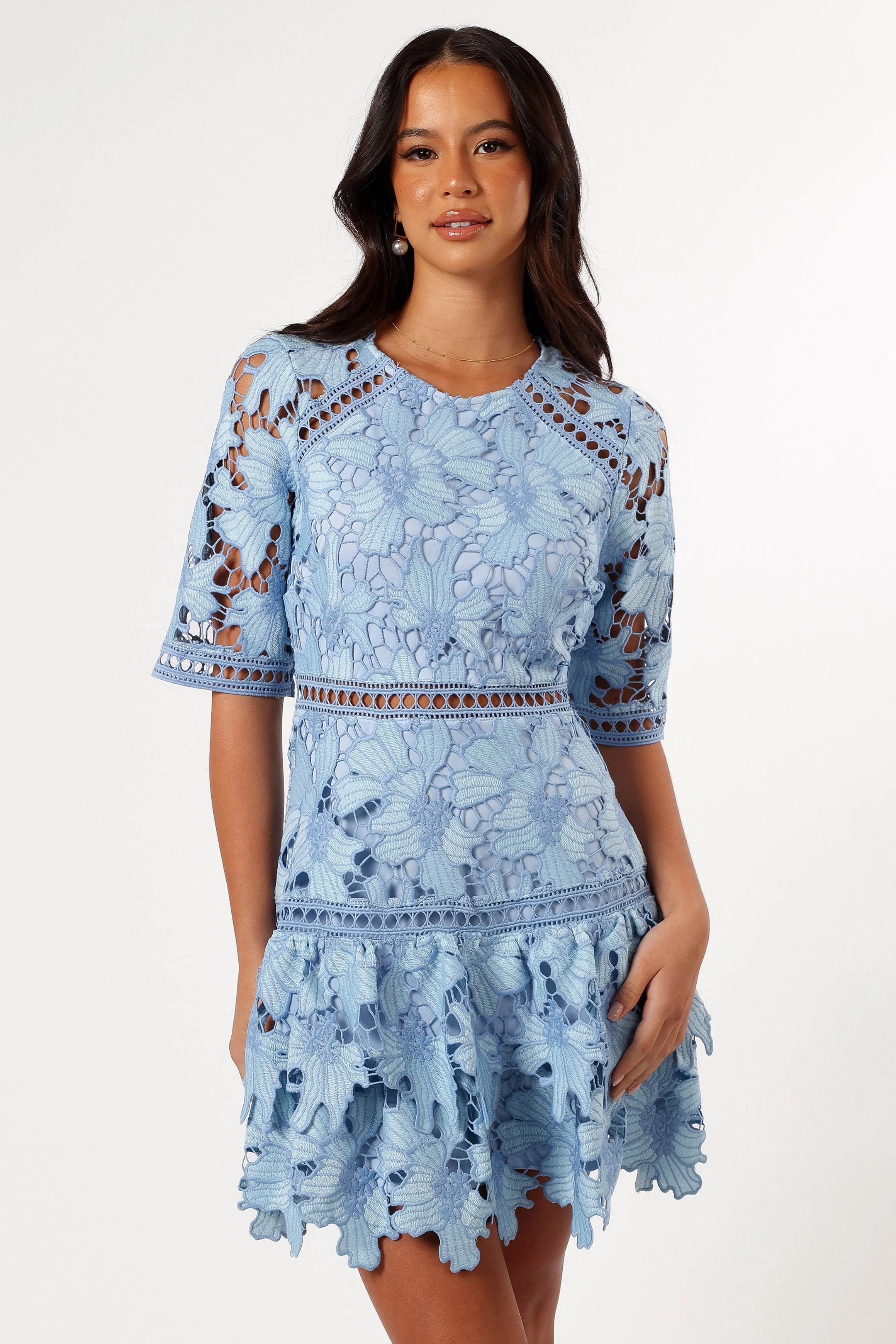 Destan Mini Dress - Blue Multi - Image 2