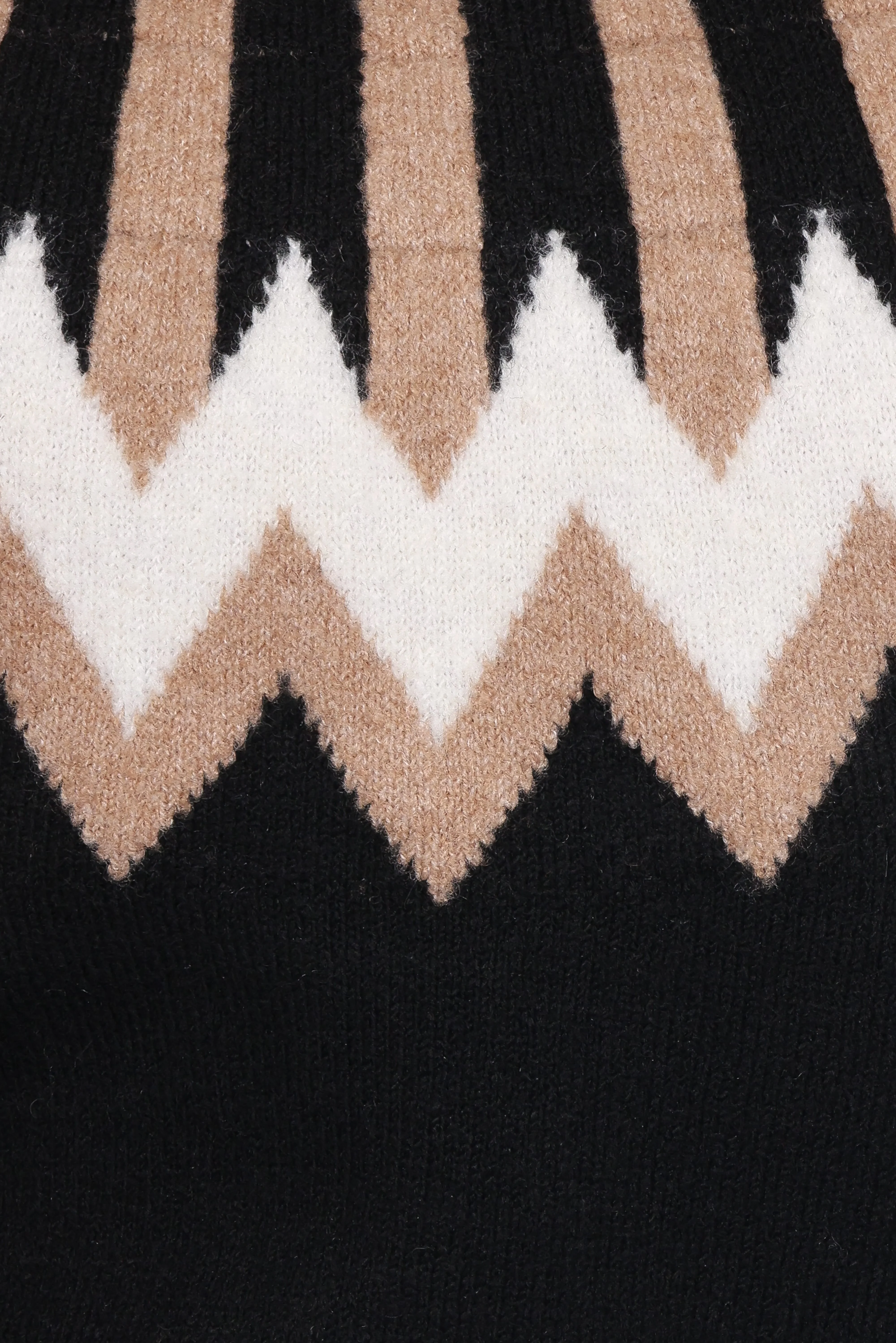 Donner Fairisle Mockneck Sweater - Black - Image 6