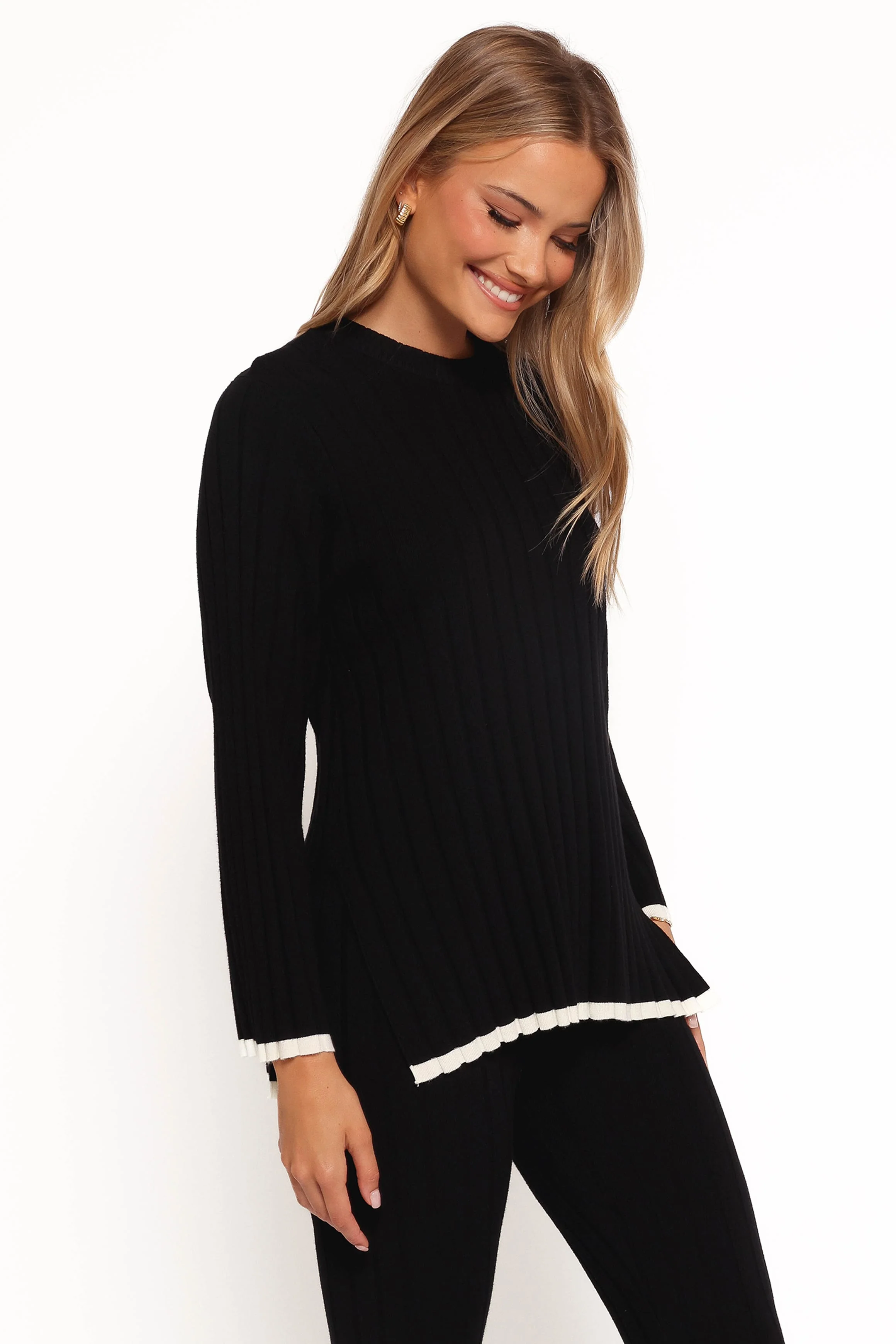 Dora Knit Top - Black - Image 6