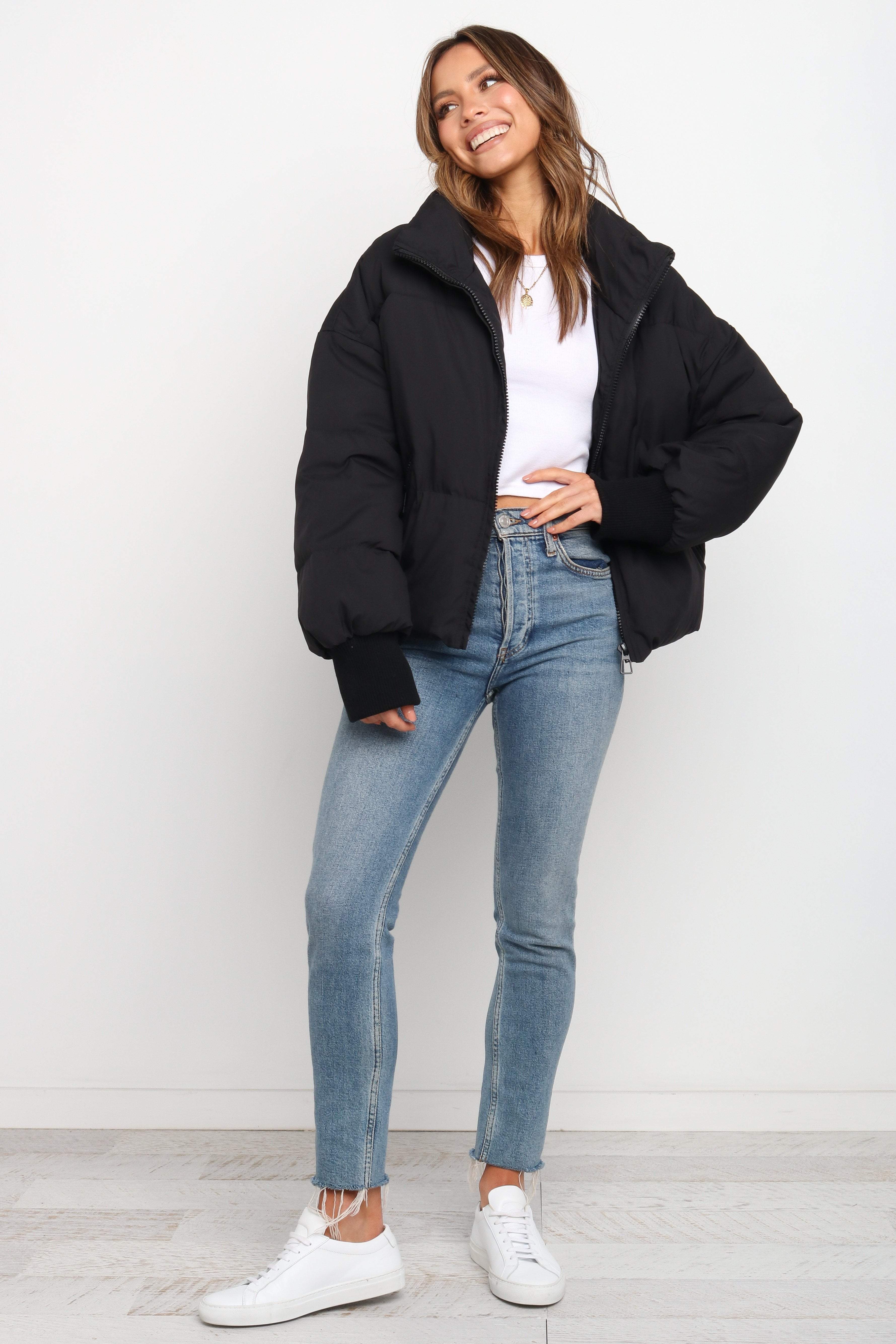 Edric Puffer Jacket - Black - Image 8