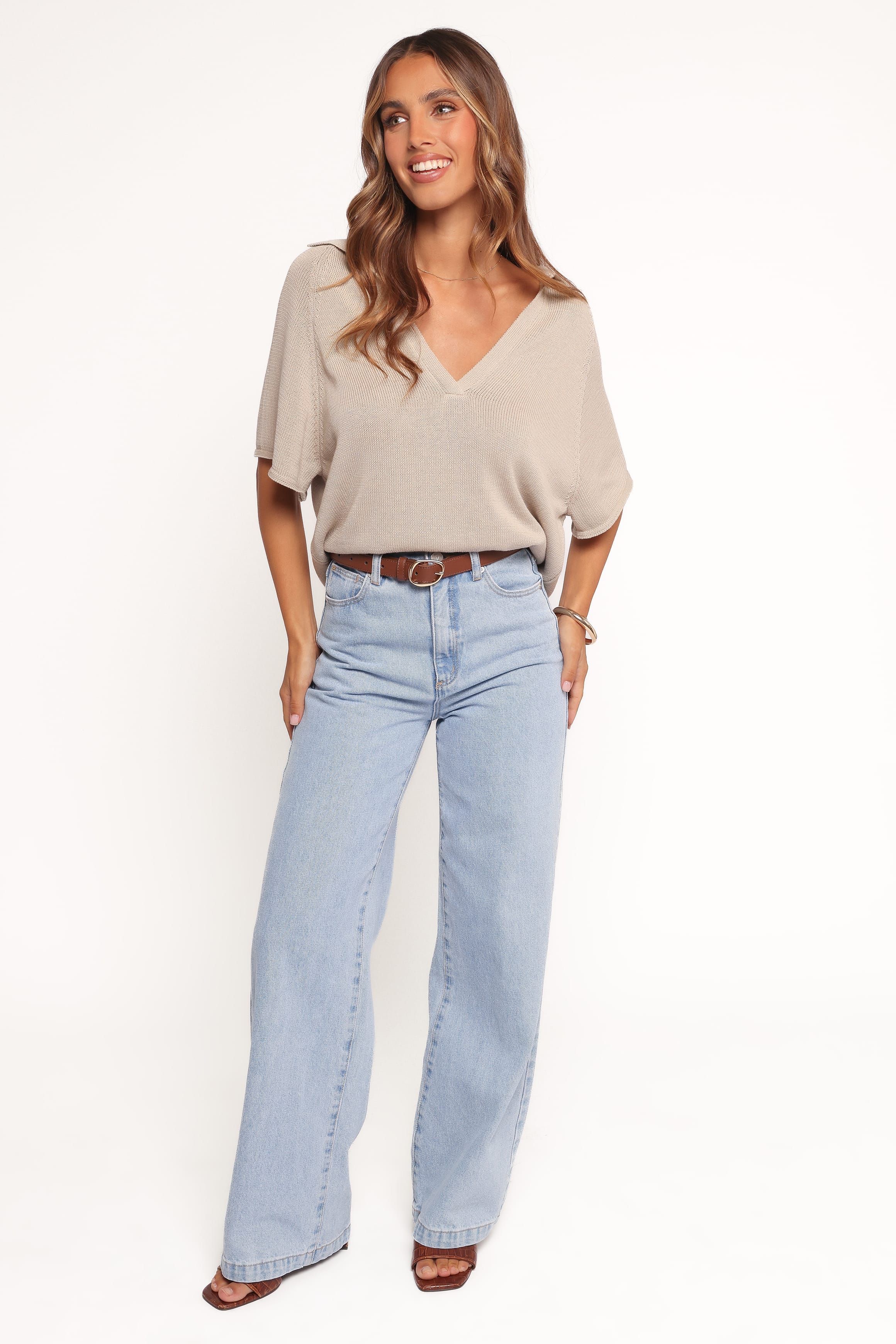 Eldora Knitted Top - Oatmeal - Image 5