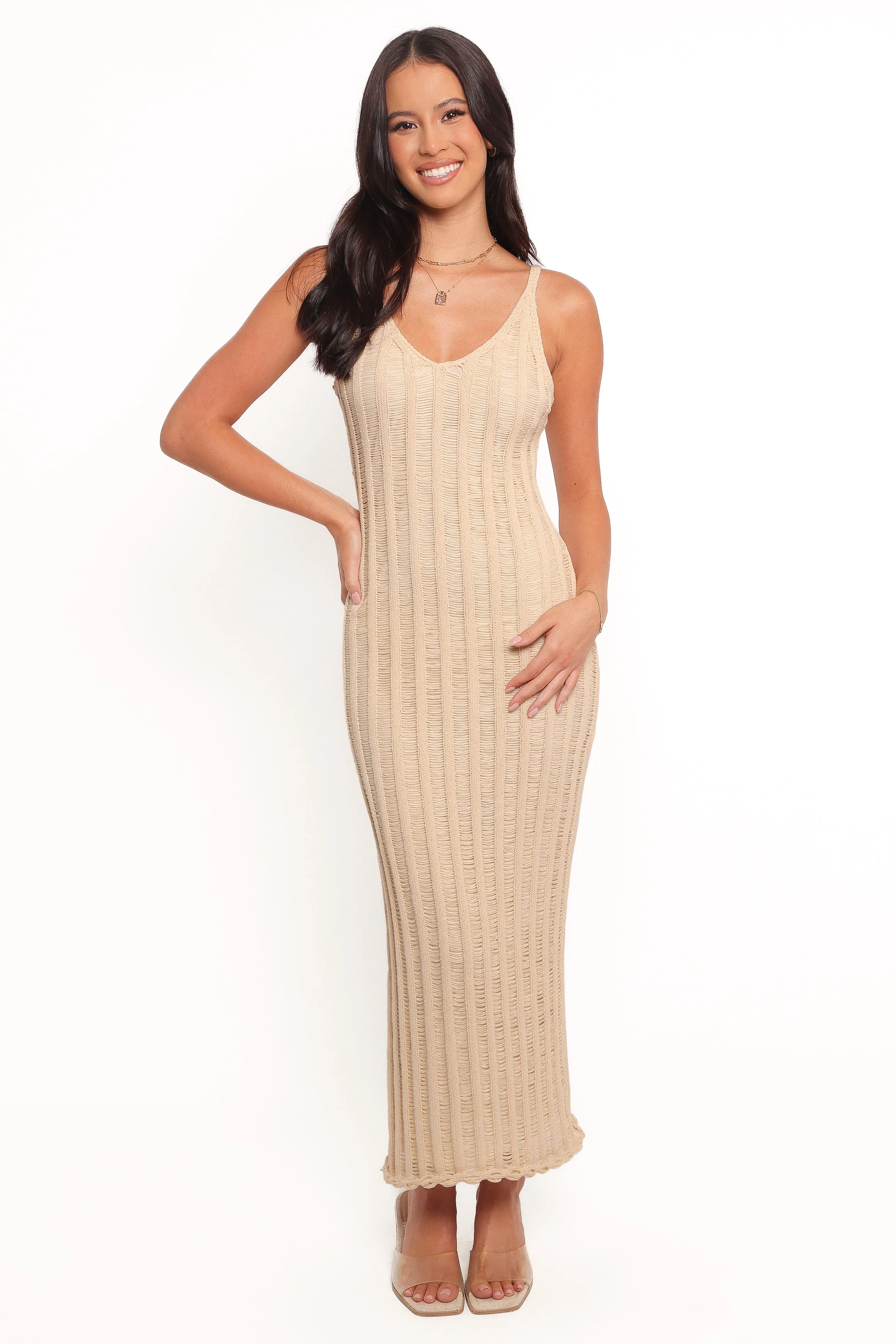 Eleanor Maxi Dress - Beige - Image 7