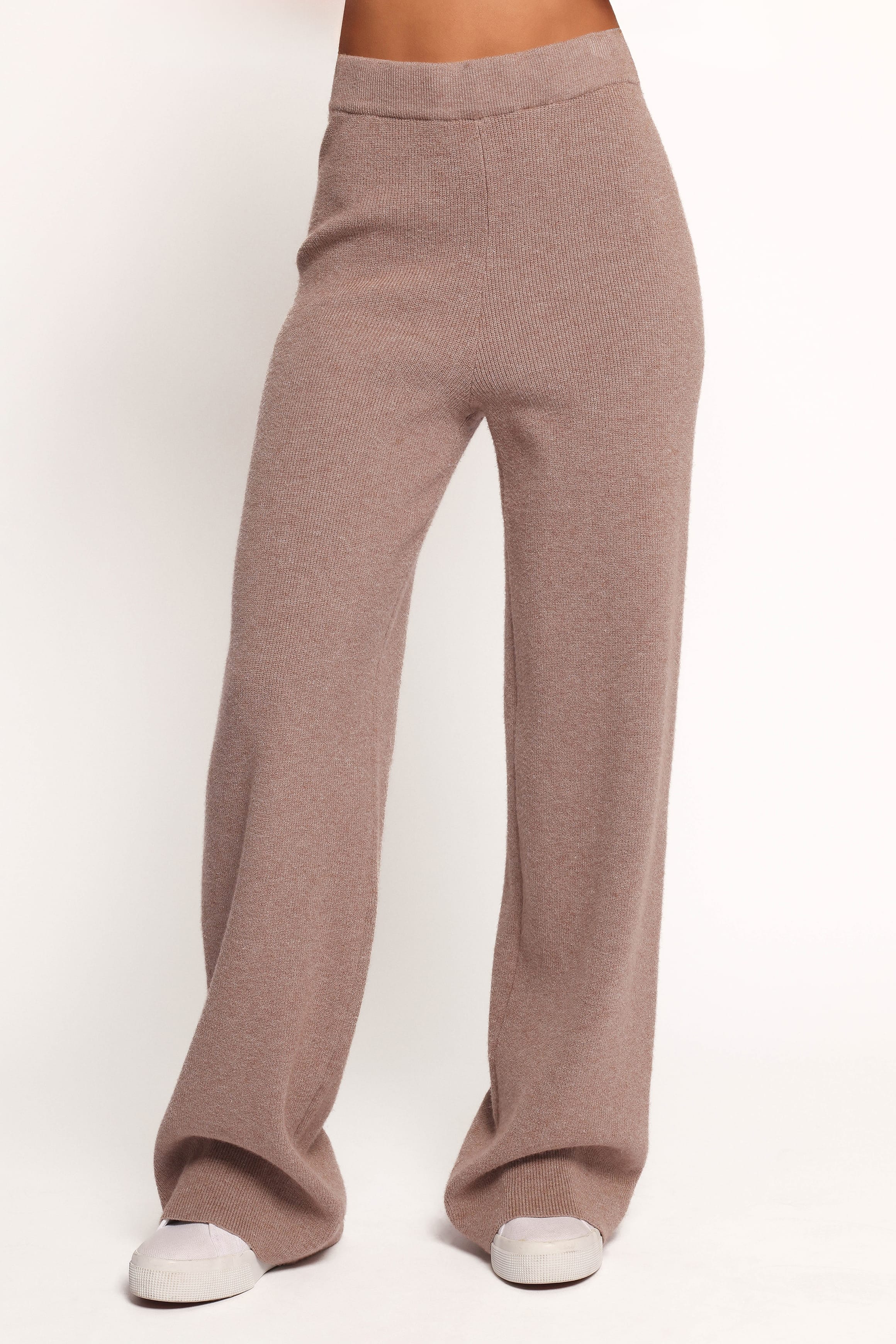 Ellory Knitted Pant Set - Taupe Marle - Image 6