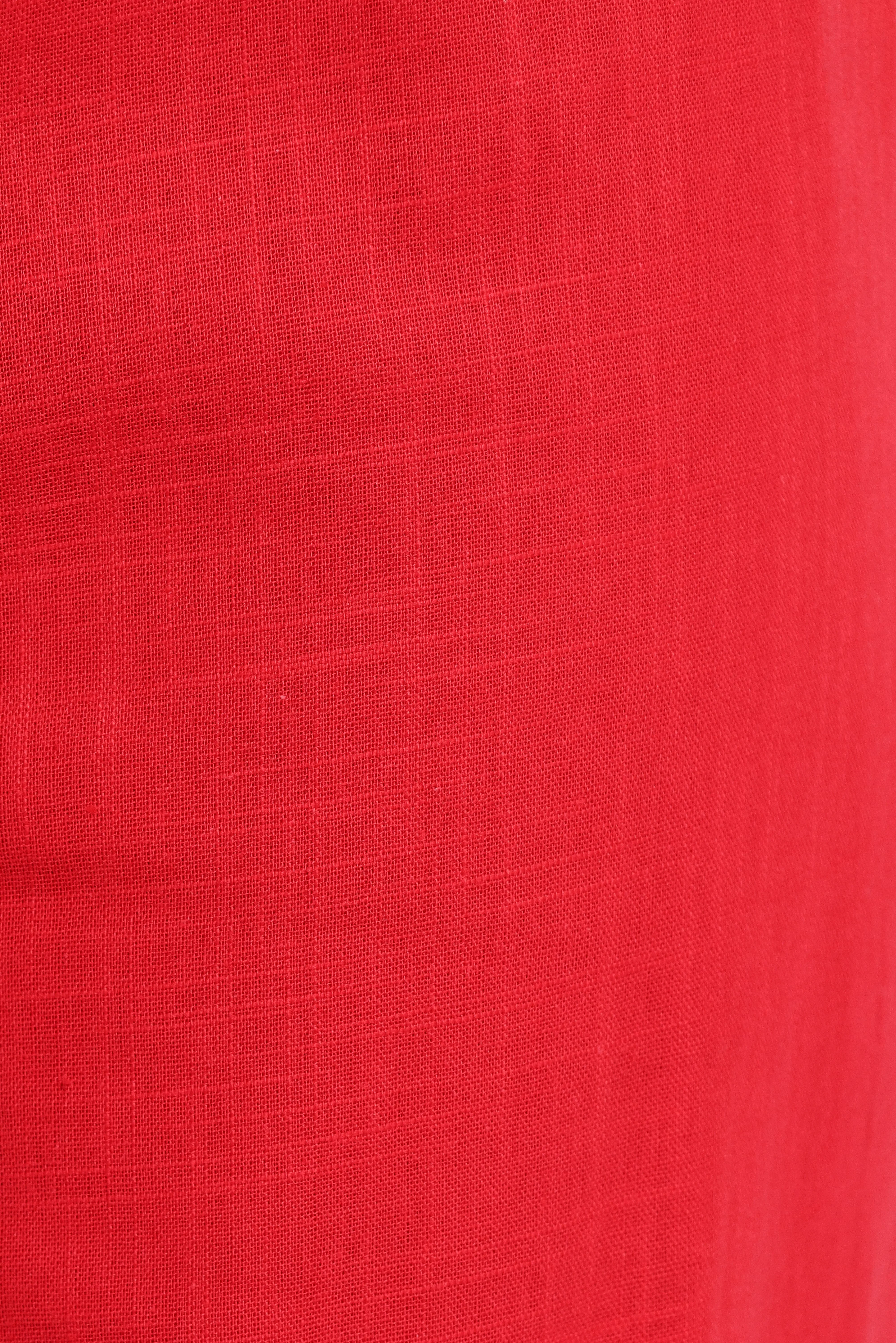 Ember Strapless Tunic Top - Red - Image 8