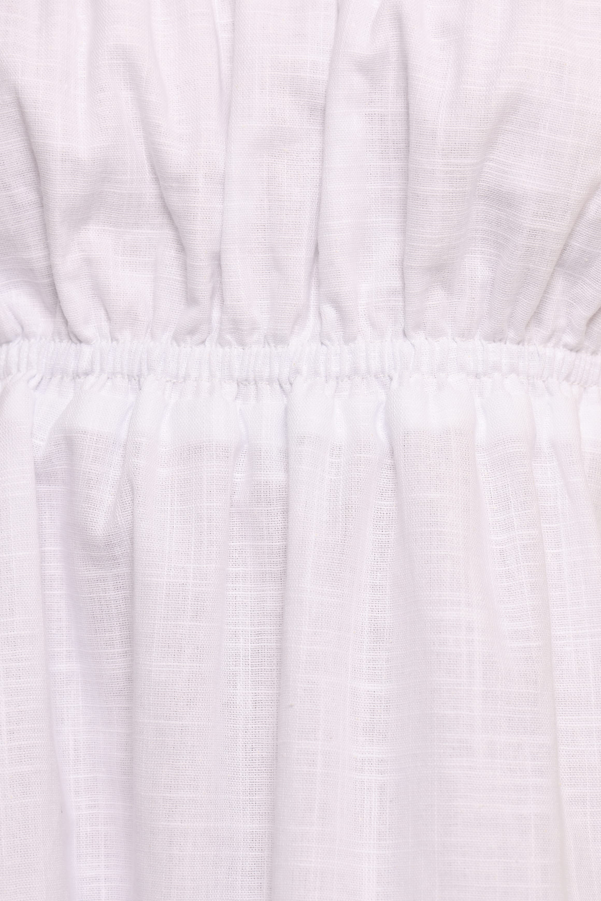 Ember Strapless Tunic Top - White - Image 9