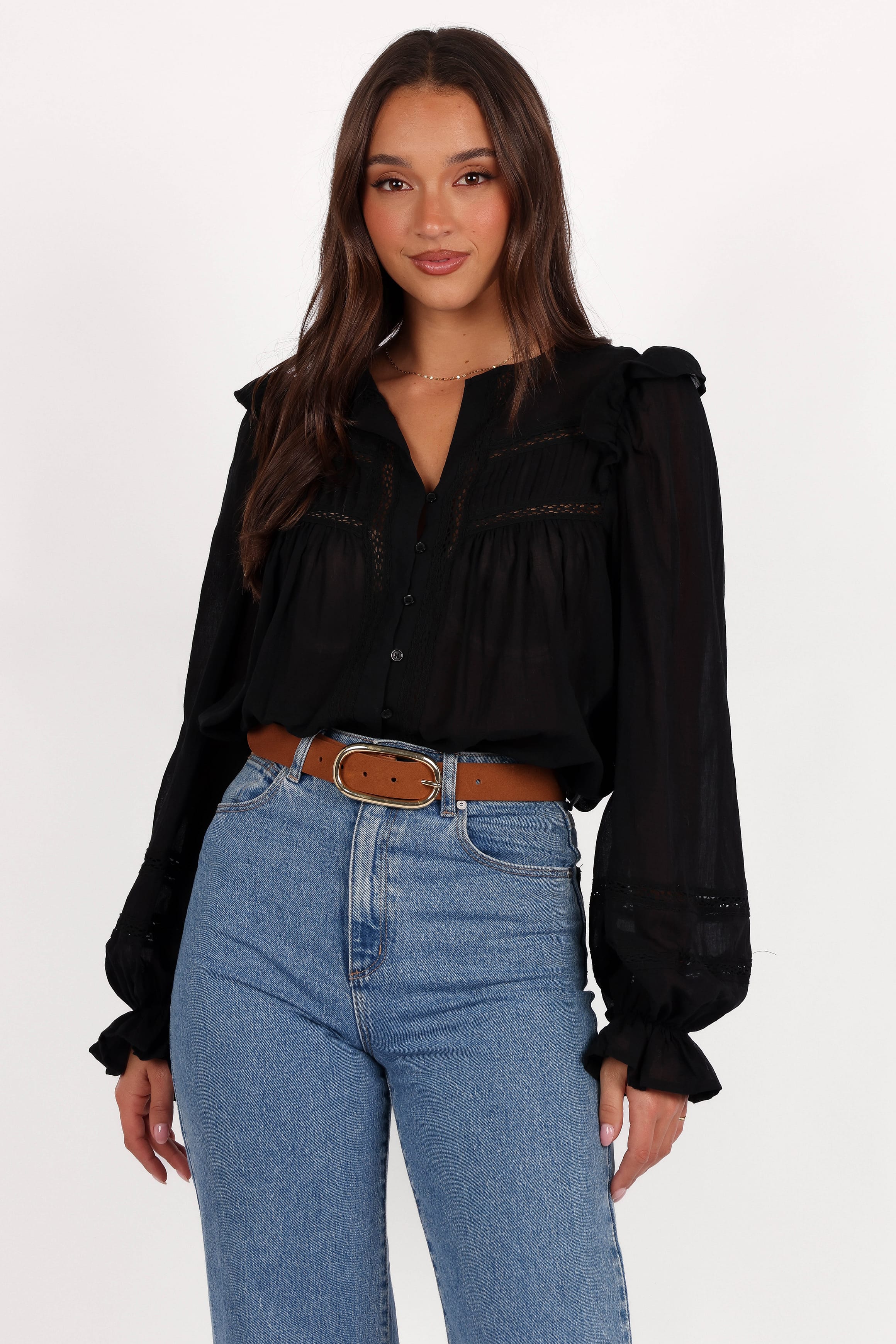 Emelia Top - Black - Image 3