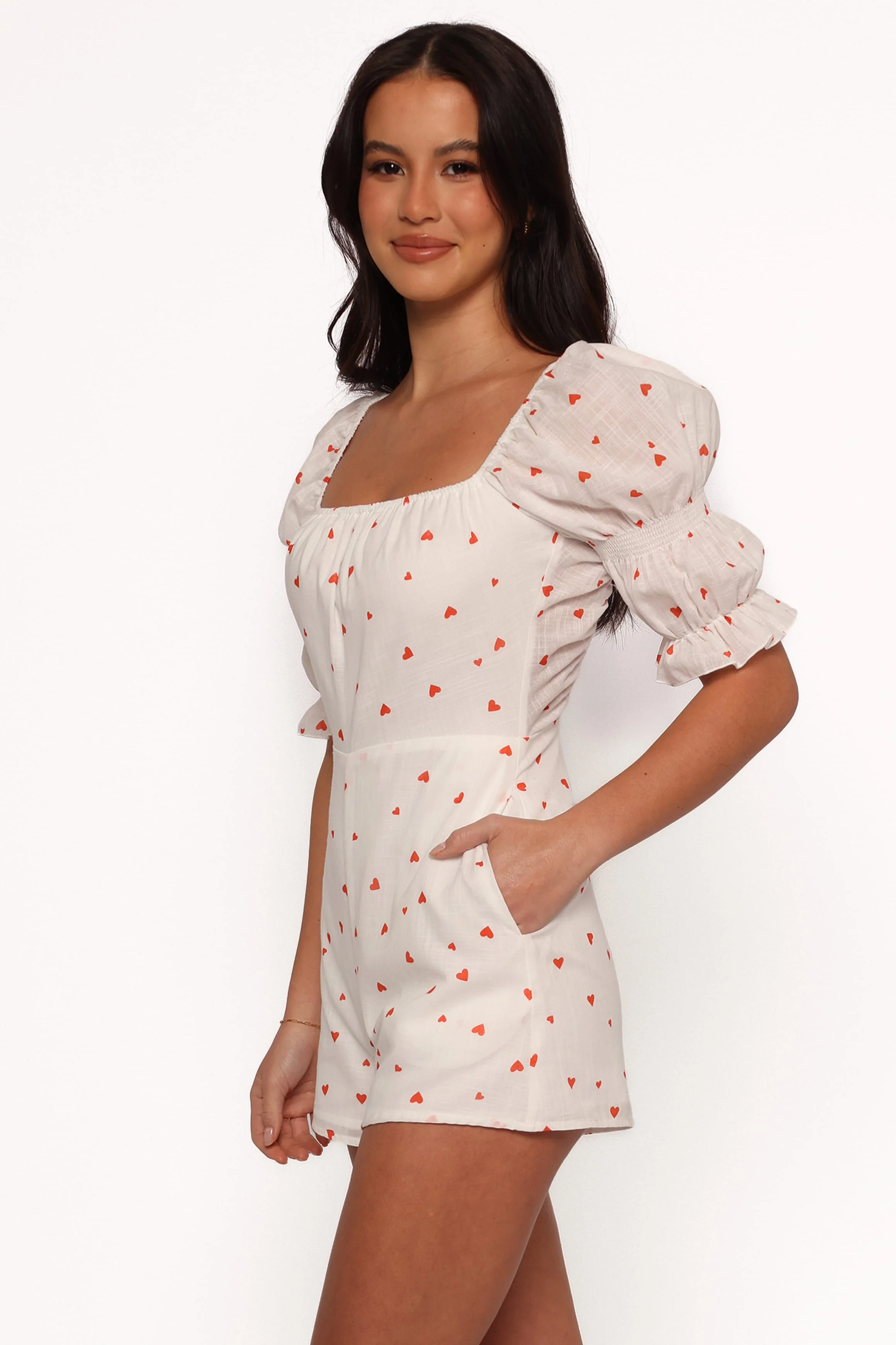 Emerson Playsuit - Ditsy Heart - Image 5