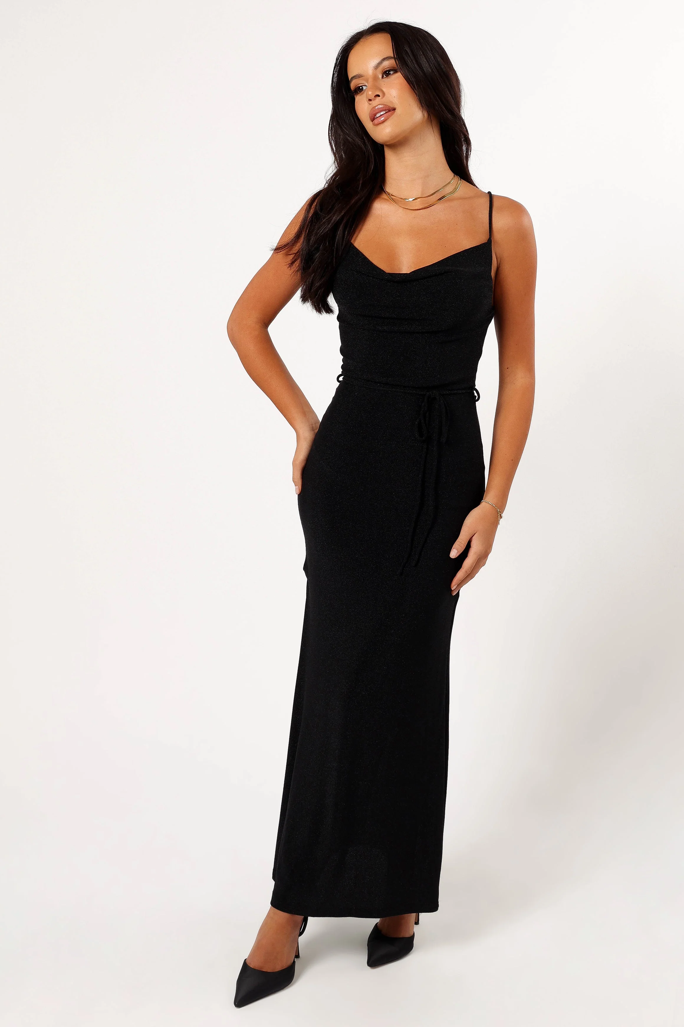 Emily Midi Dress - Black - Image 3