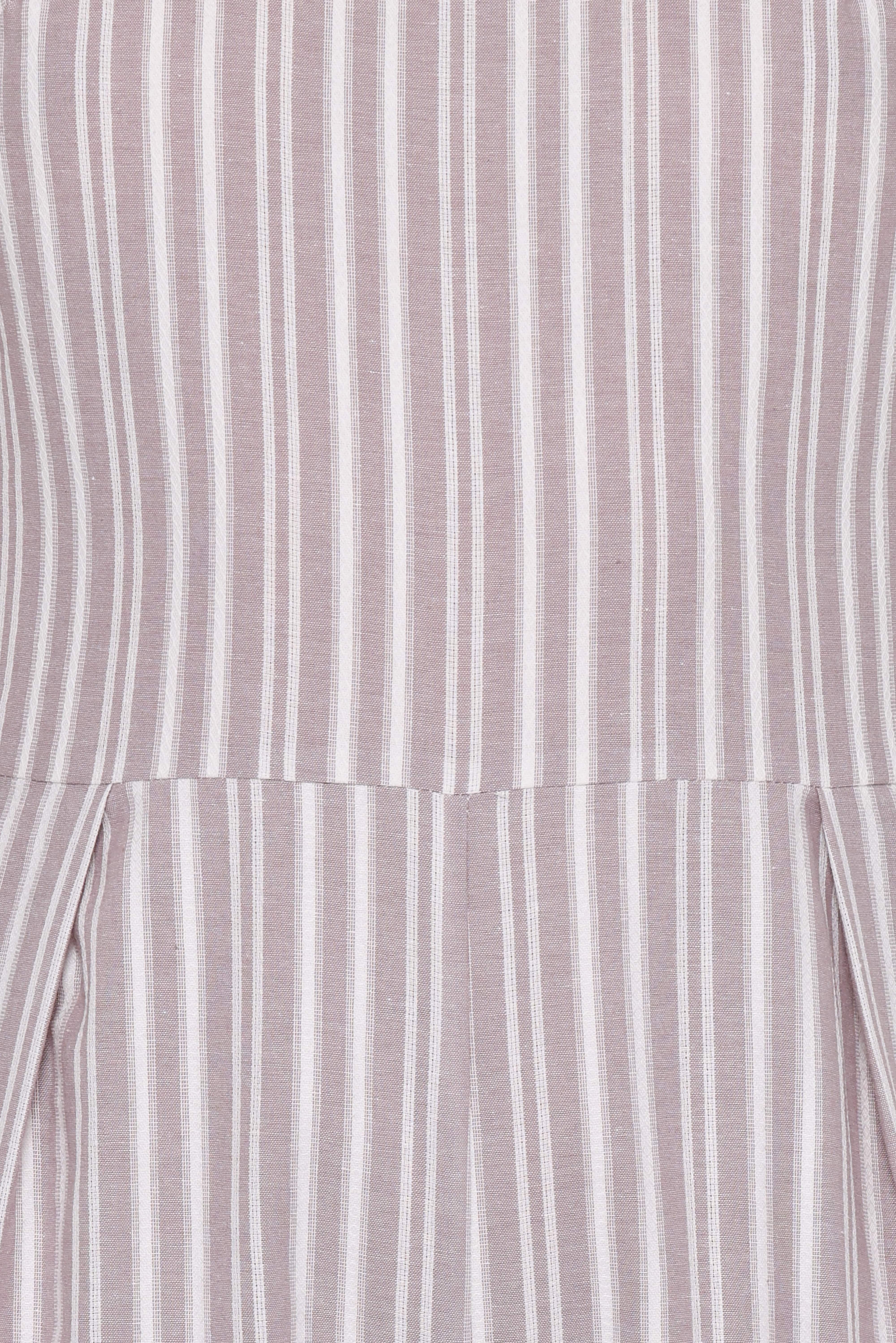 Ester Jumpsuit - Beige/White Stripe - Image 6