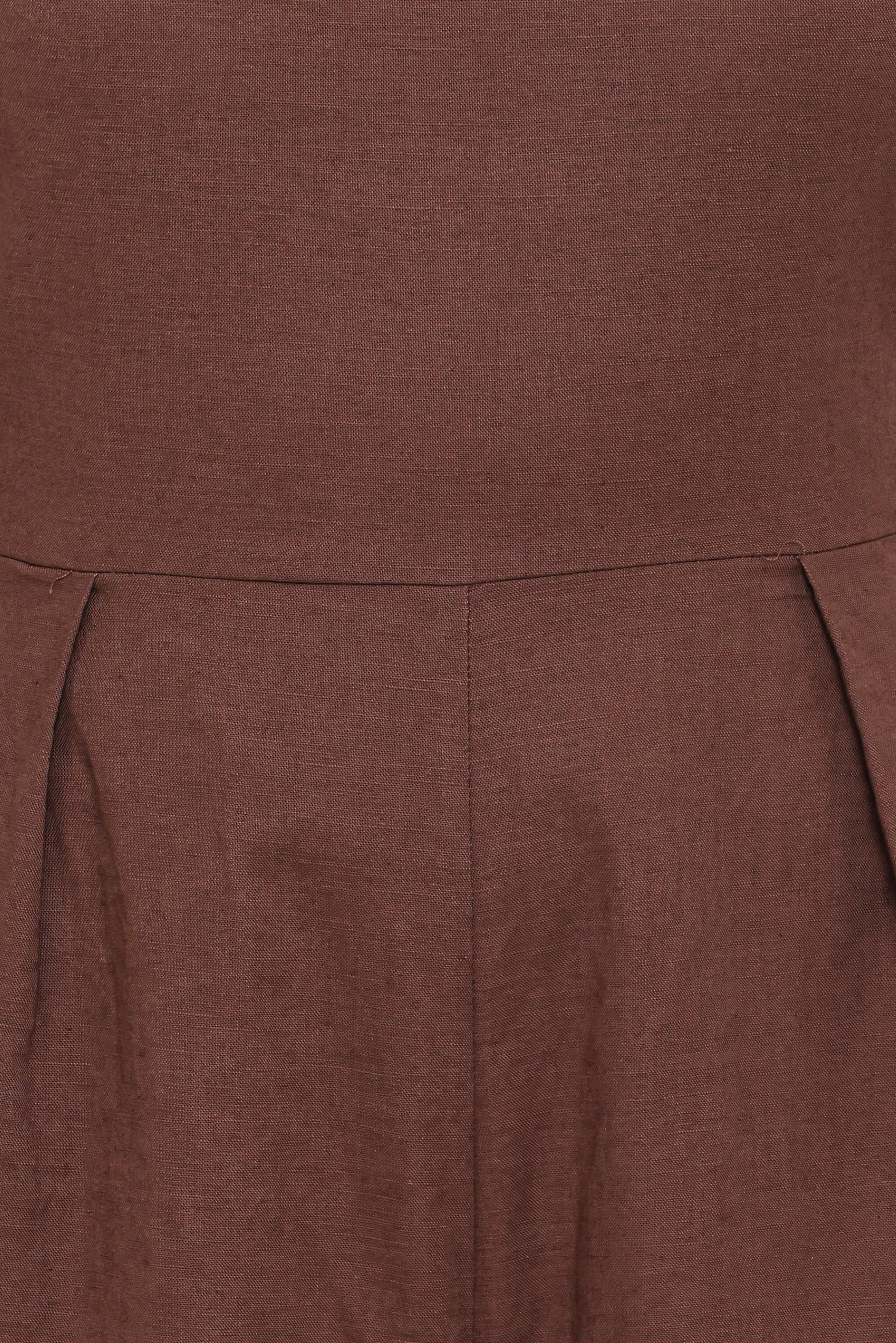 Ester Jumpsuit - Chocolate - Image 5