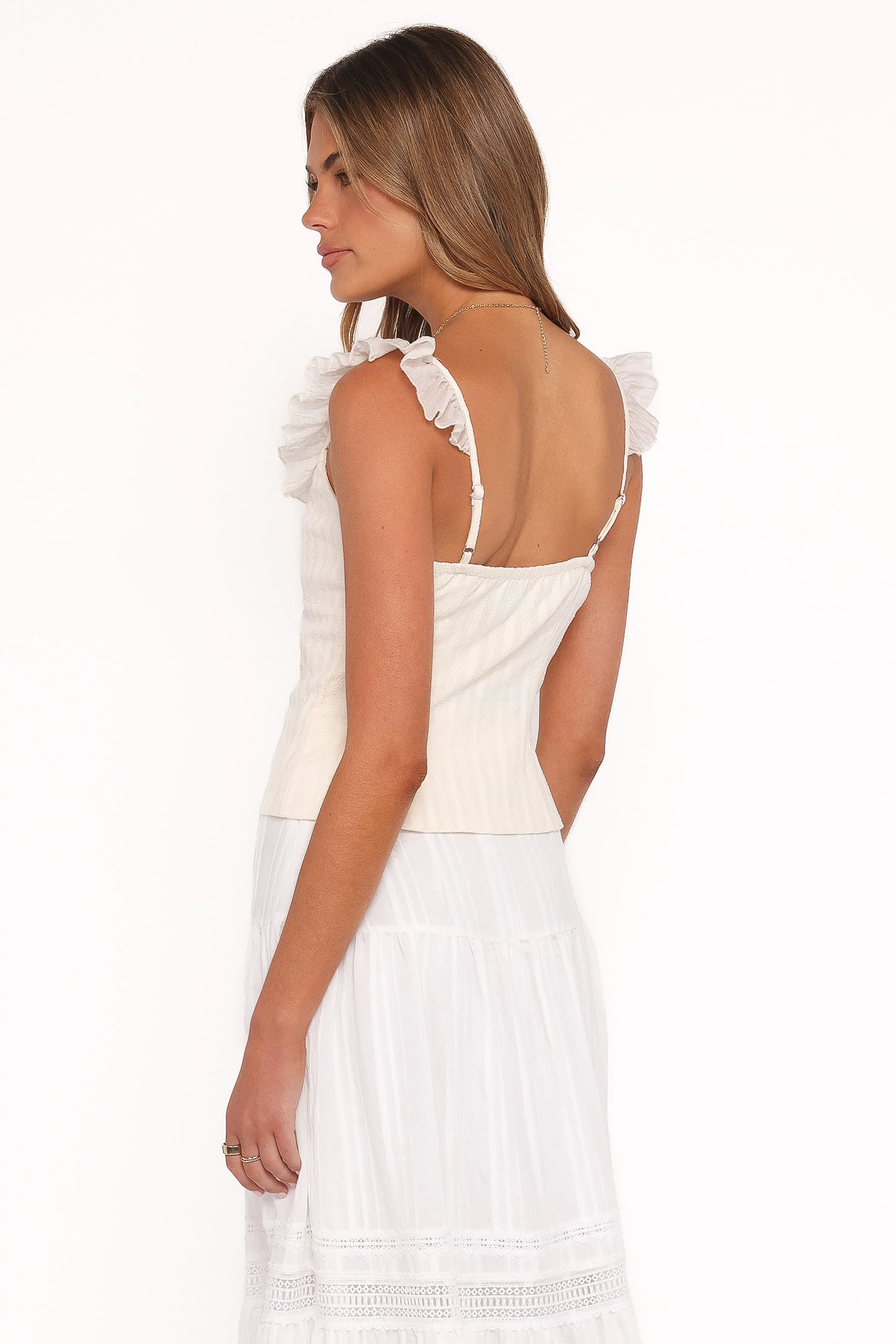 Eulalie Corset Top - Cream - Image 5