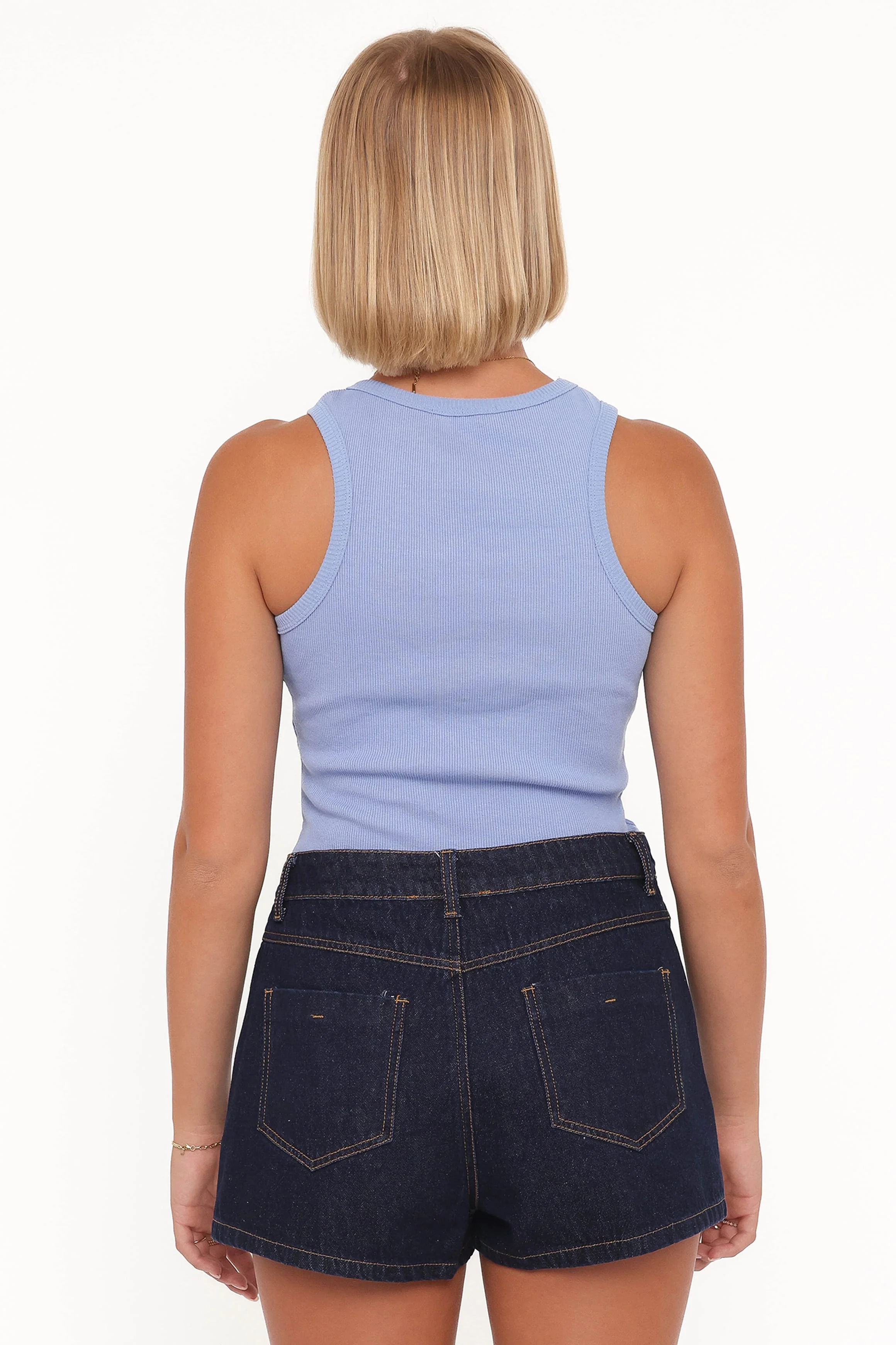 Evanna Denim Skort - Dark Wash - Image 5