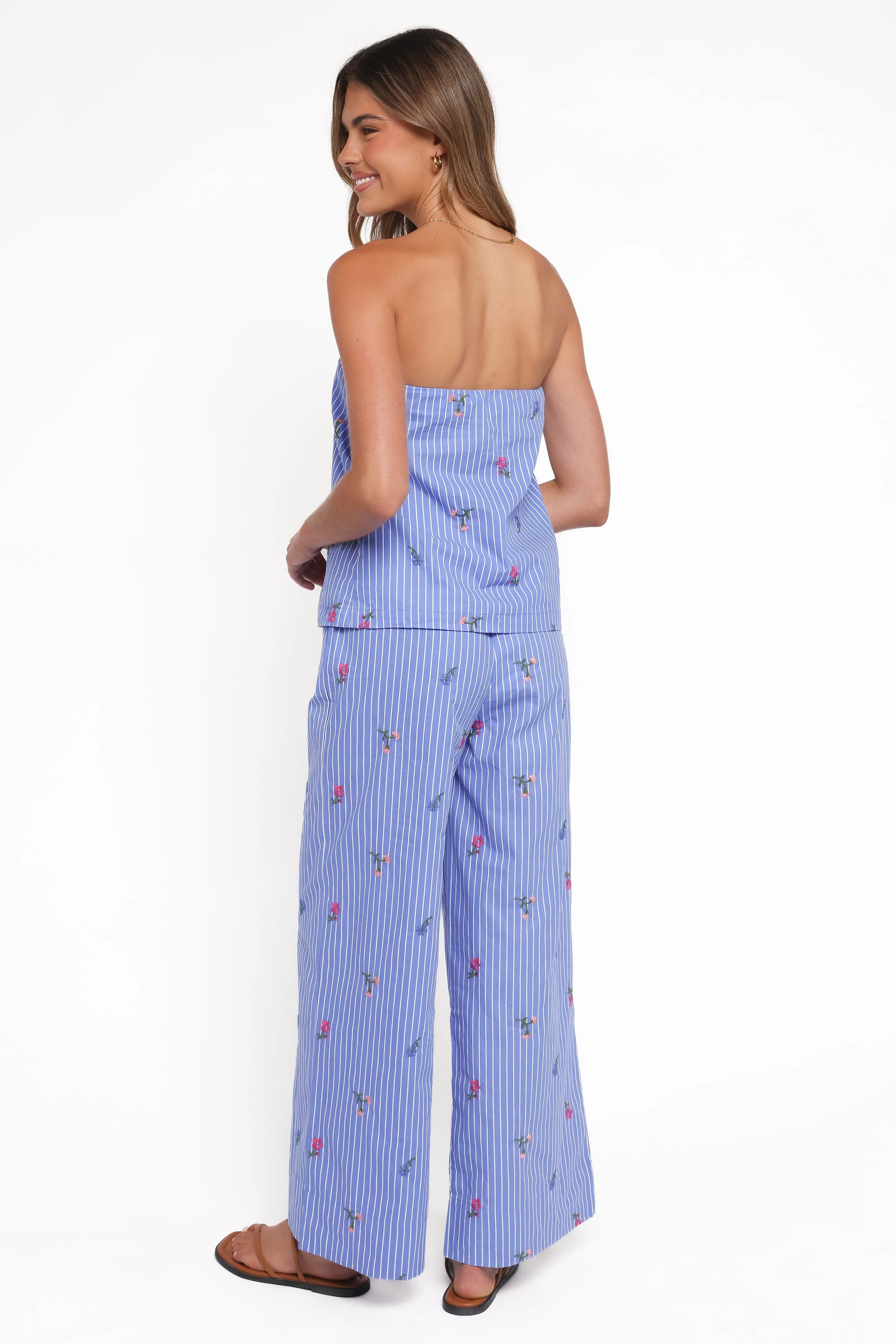 Ezra Pant Set - Blue Stipe - Image 4
