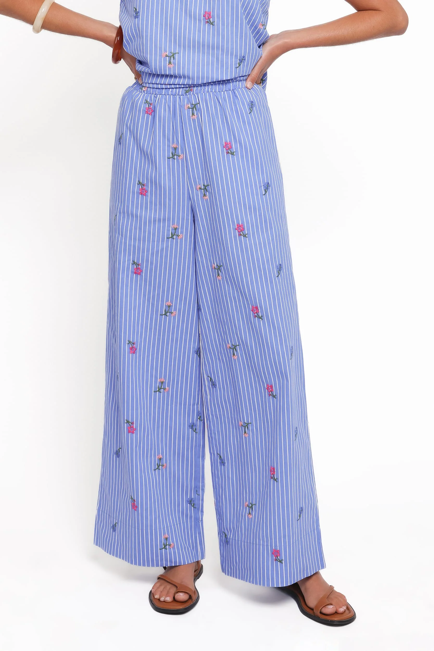 Ezra Pant Set - Blue Stipe - Image 5