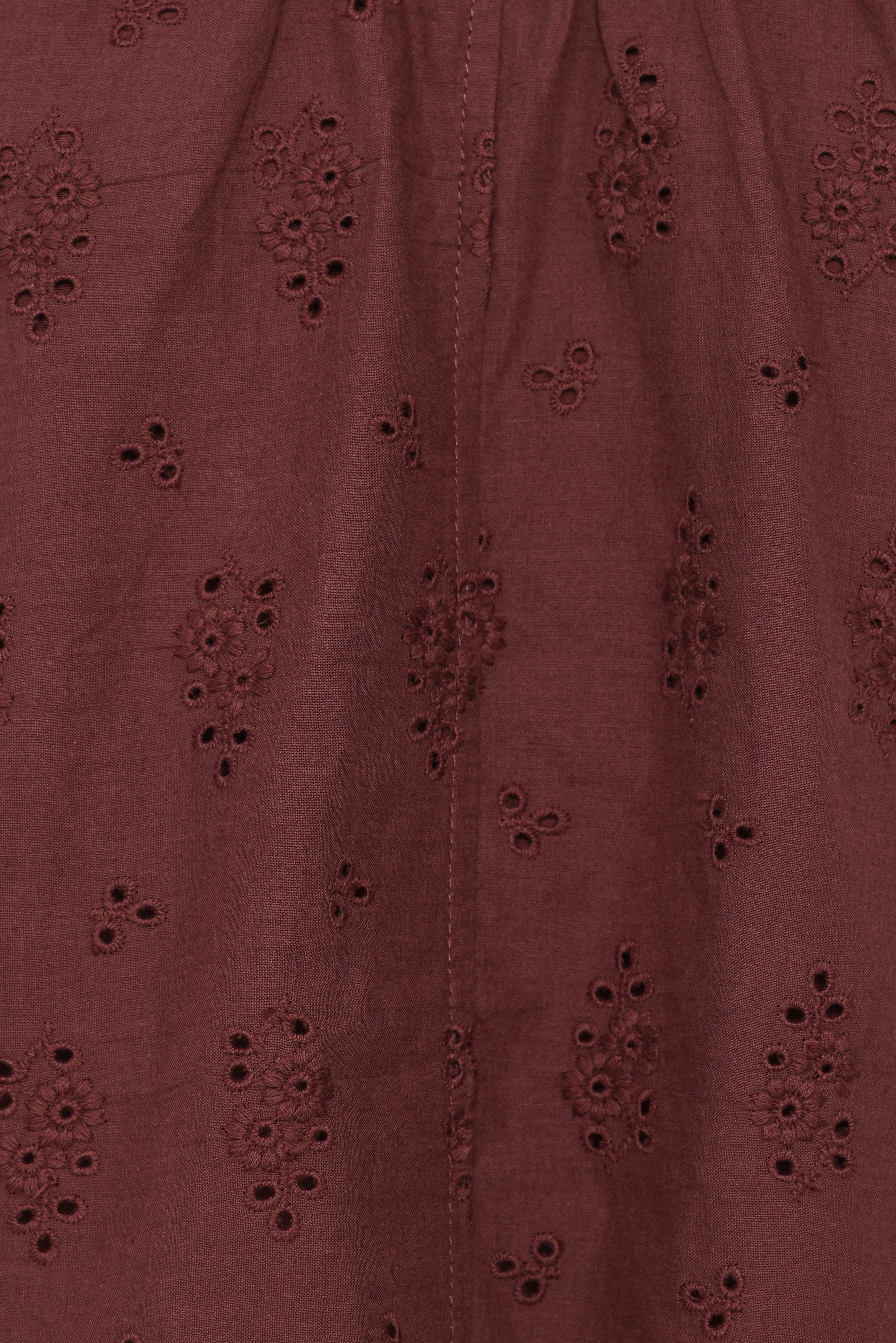 Faela Short Set - Brown Broderie - Image 7