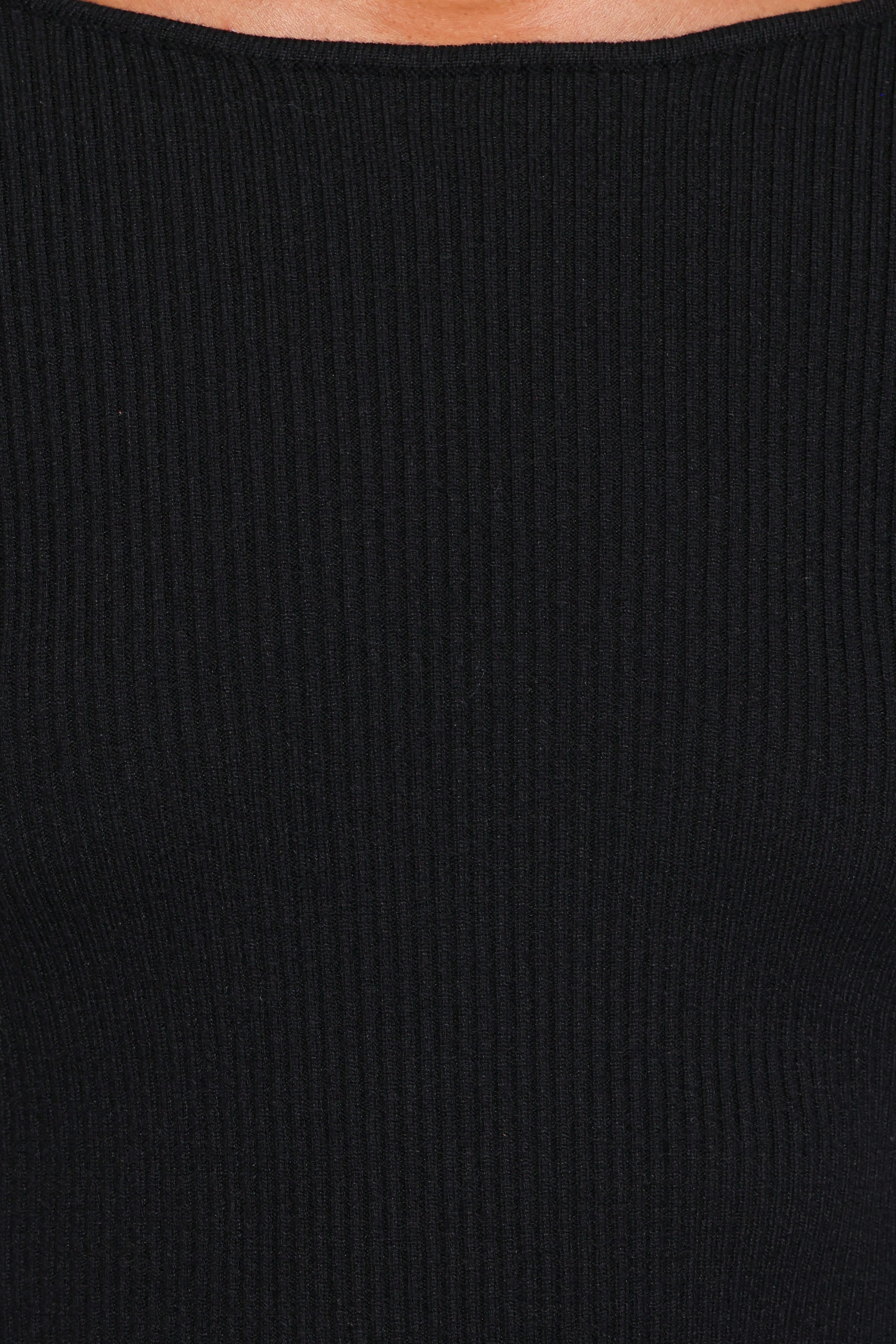 Fiana Knitted Top - Black - Image 6