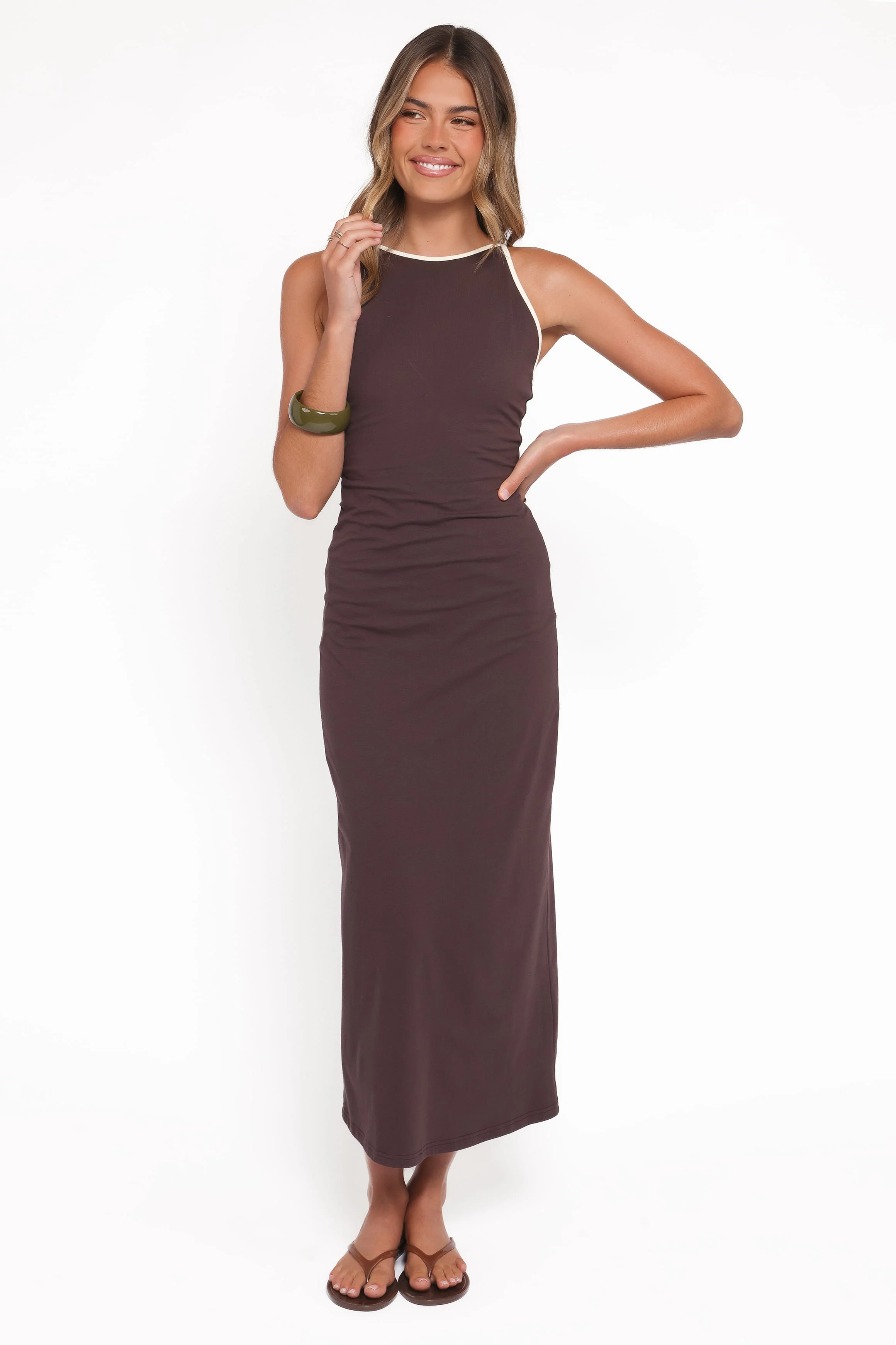 Fiona Maxi Dress - Espresso - Image 3