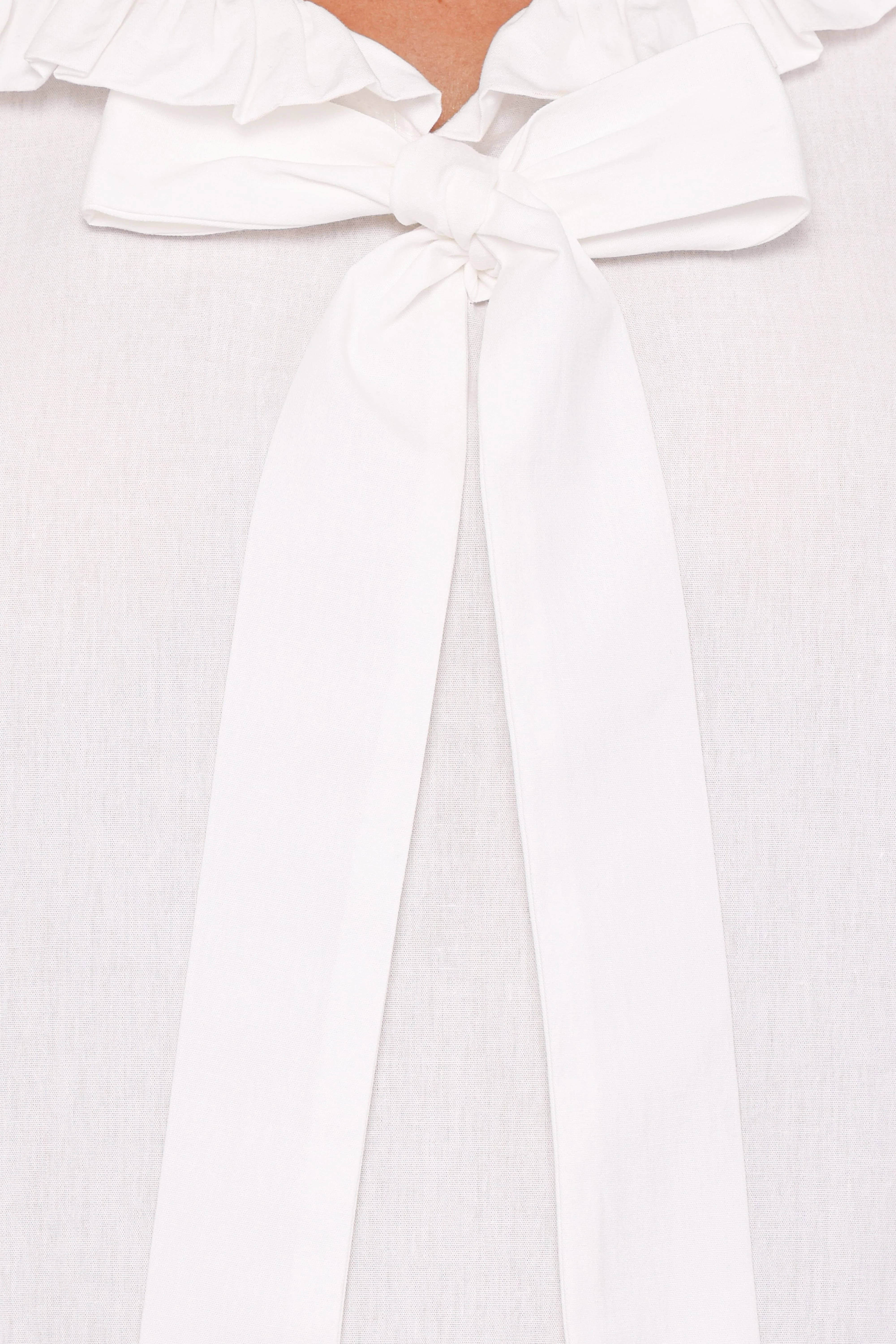 Fleming Frill Collar Shirt - White - Image 8