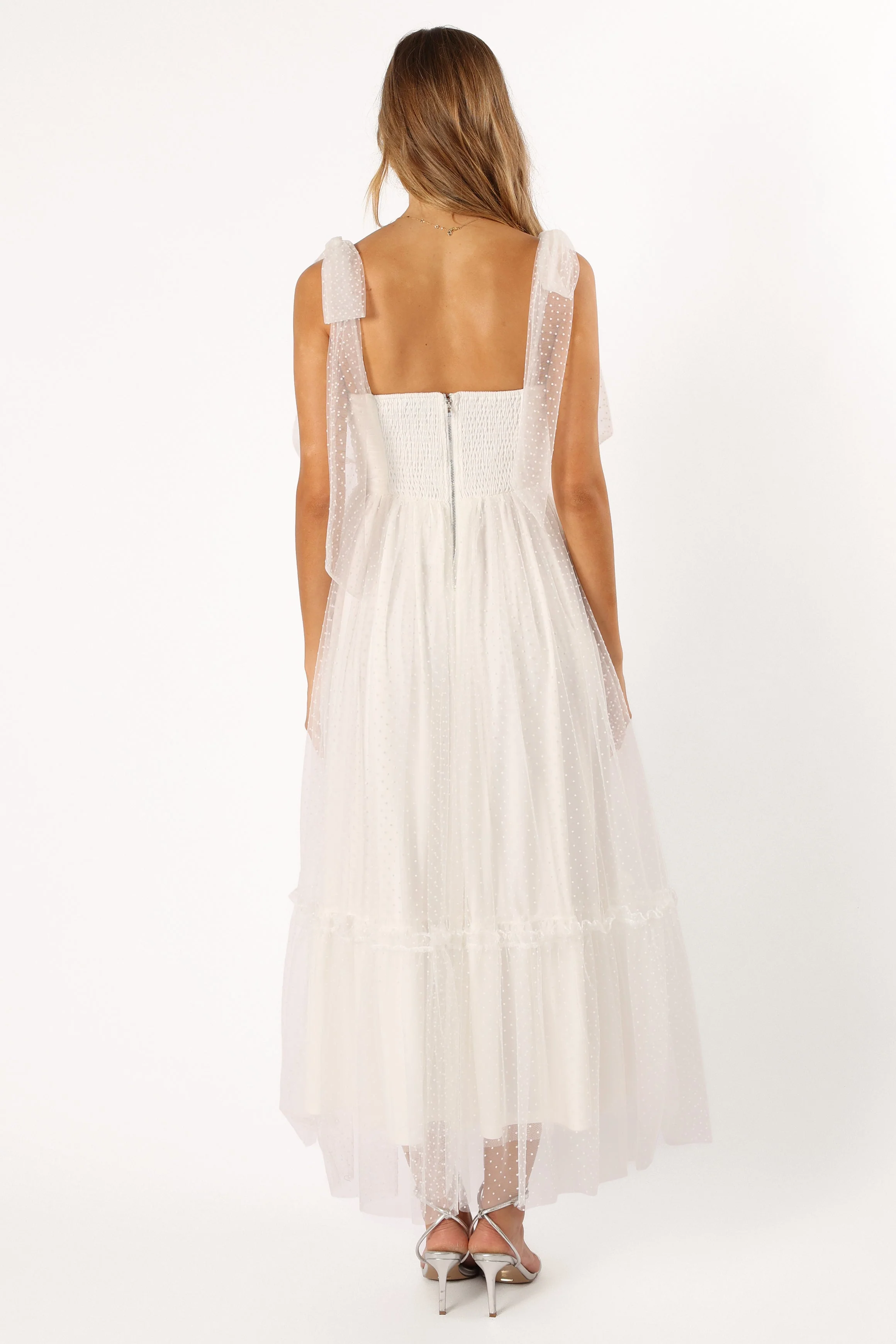 Floret Midi Dress - Off White - Image 6