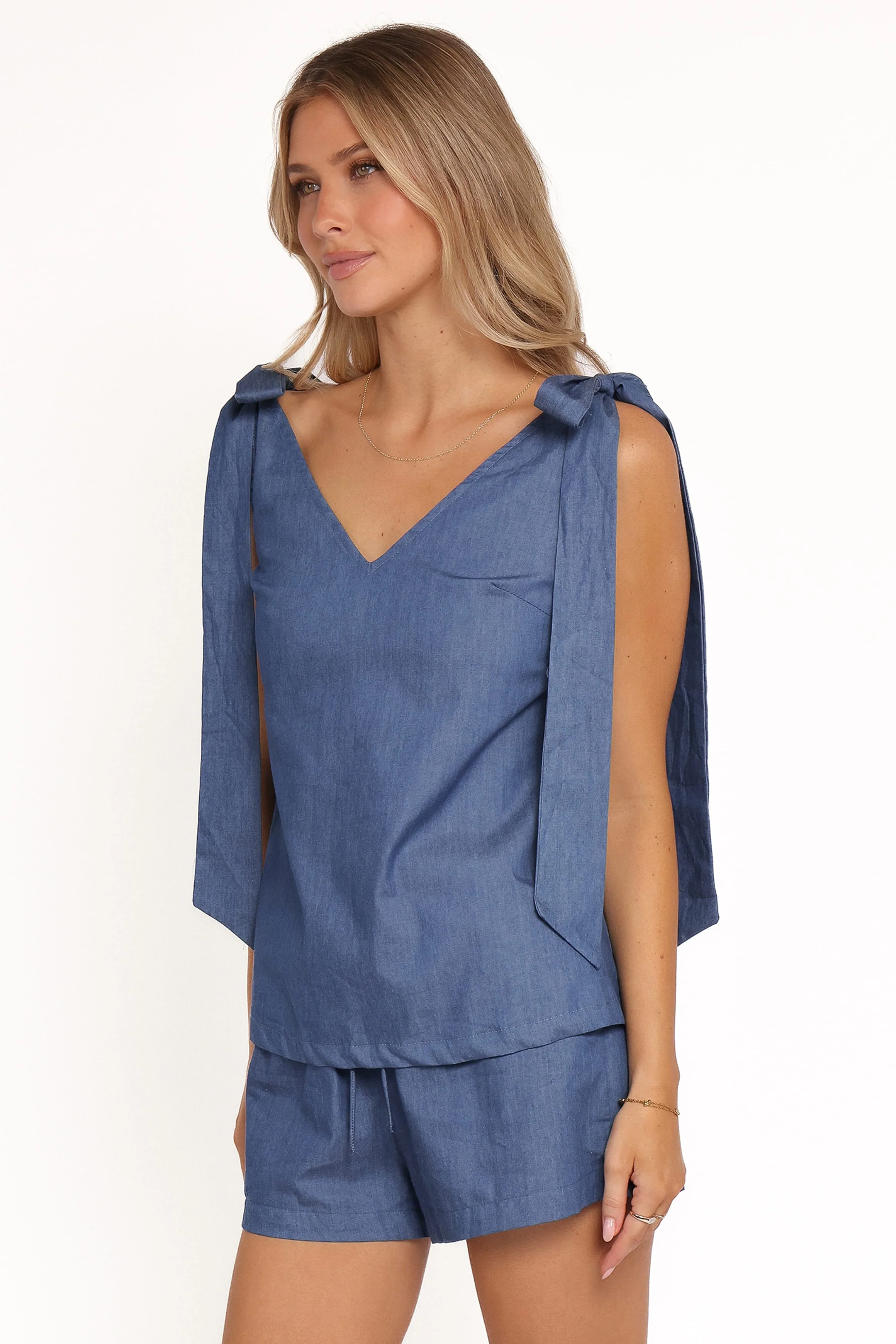 Francis Short Set - Denim - Image 4
