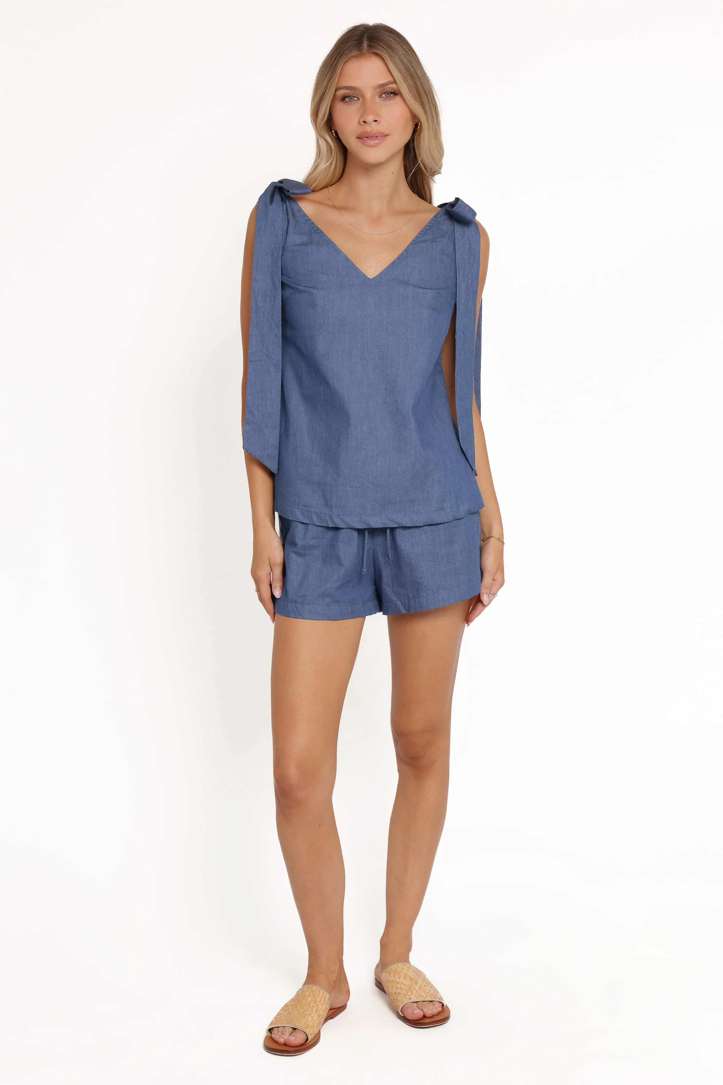 Francis Short Set - Denim - Image 7
