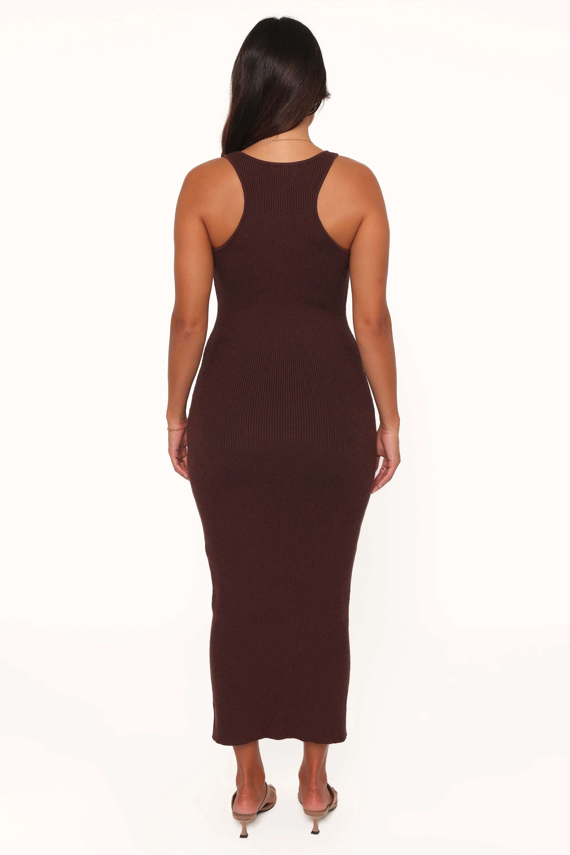 Gabby Maxi Dress - Brown - Image 5